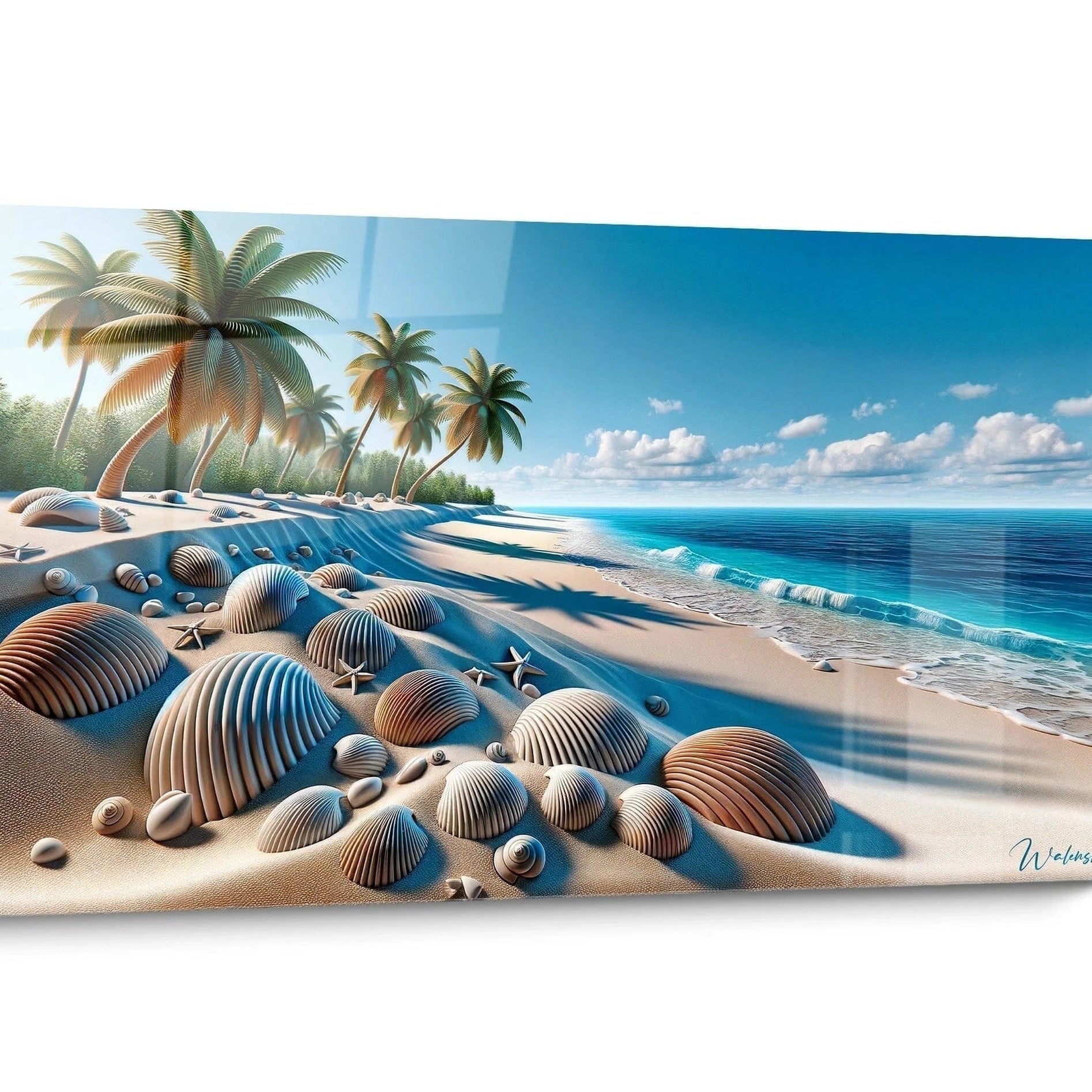 Tableau pour salle de bain Tropical
