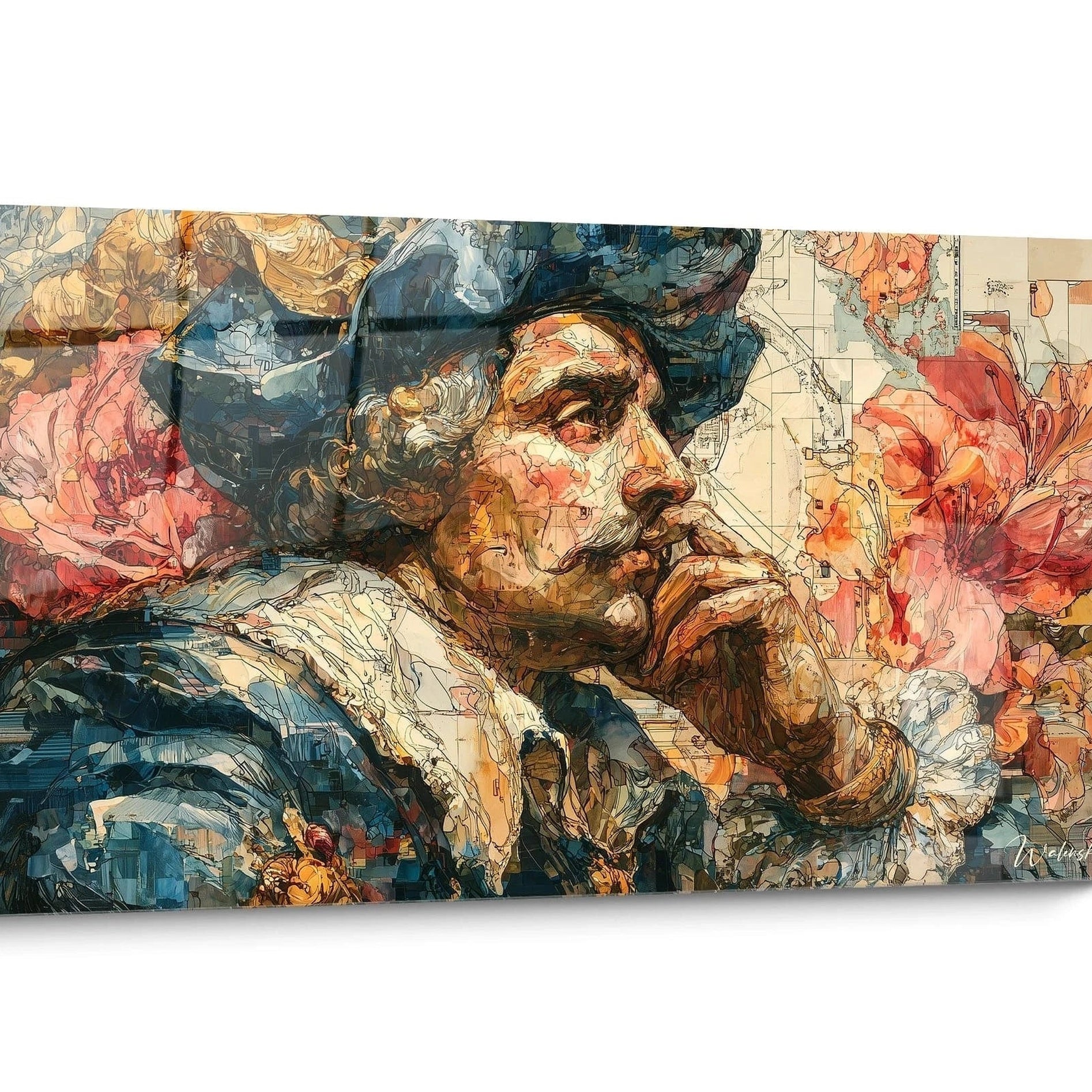 Tableau Christophe Colomb Portrait
