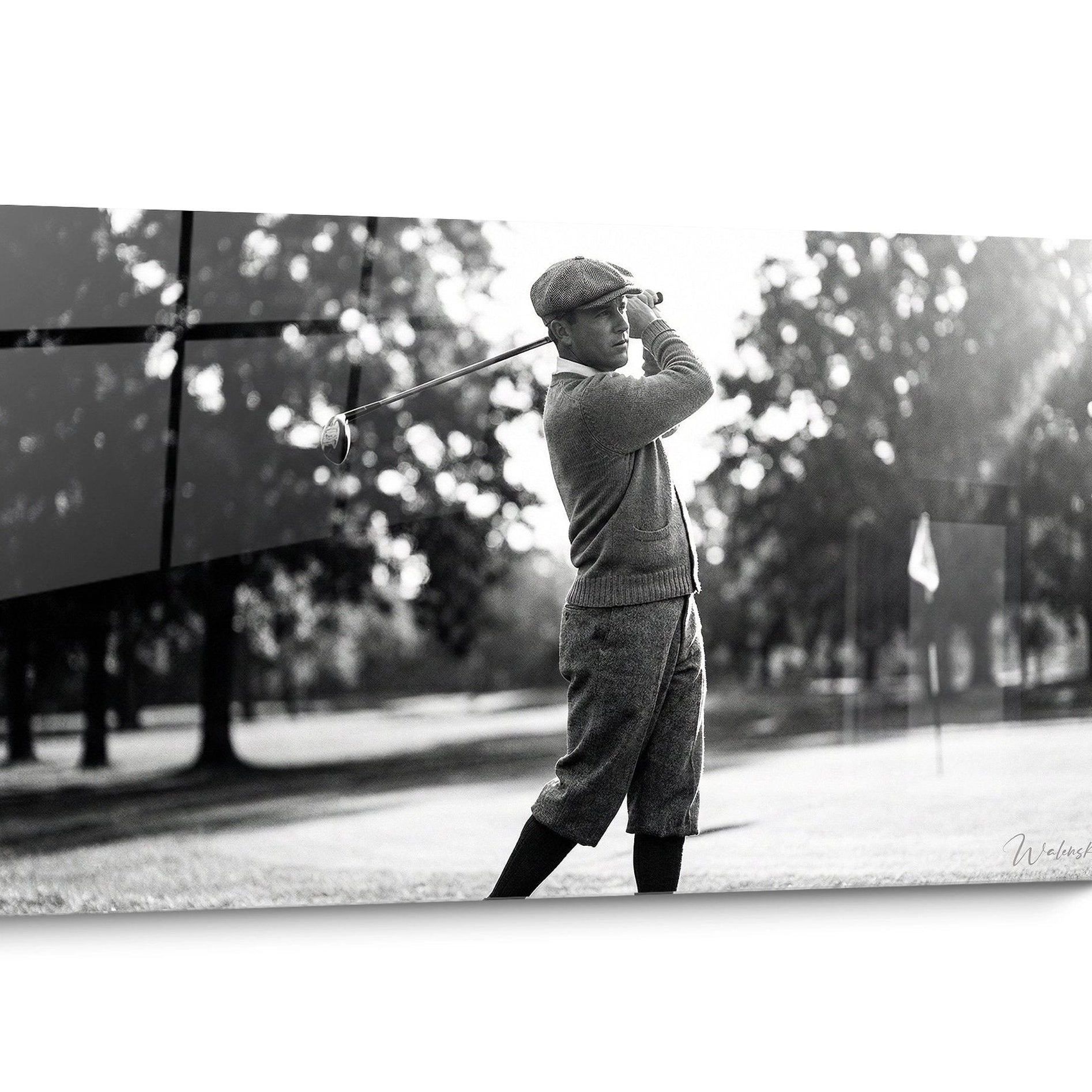 Tableau Golf Noir et Blanc