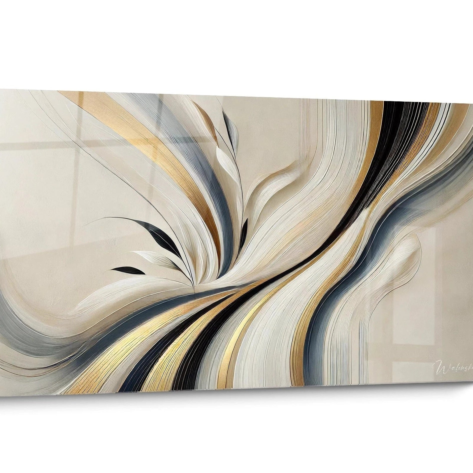 Tableau Acrylique (style) Doré