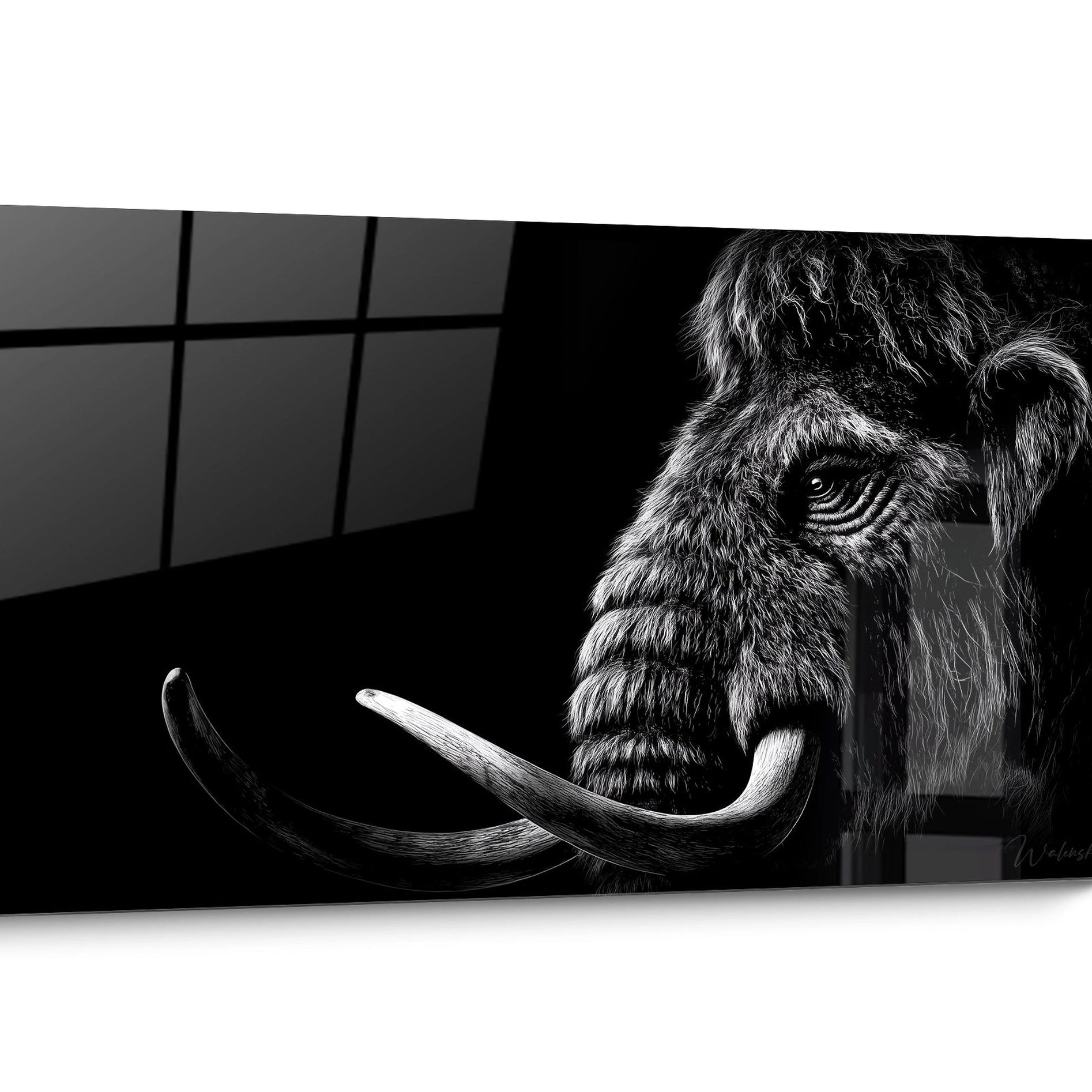 Tableau Terres d'avant Noir et Blanc