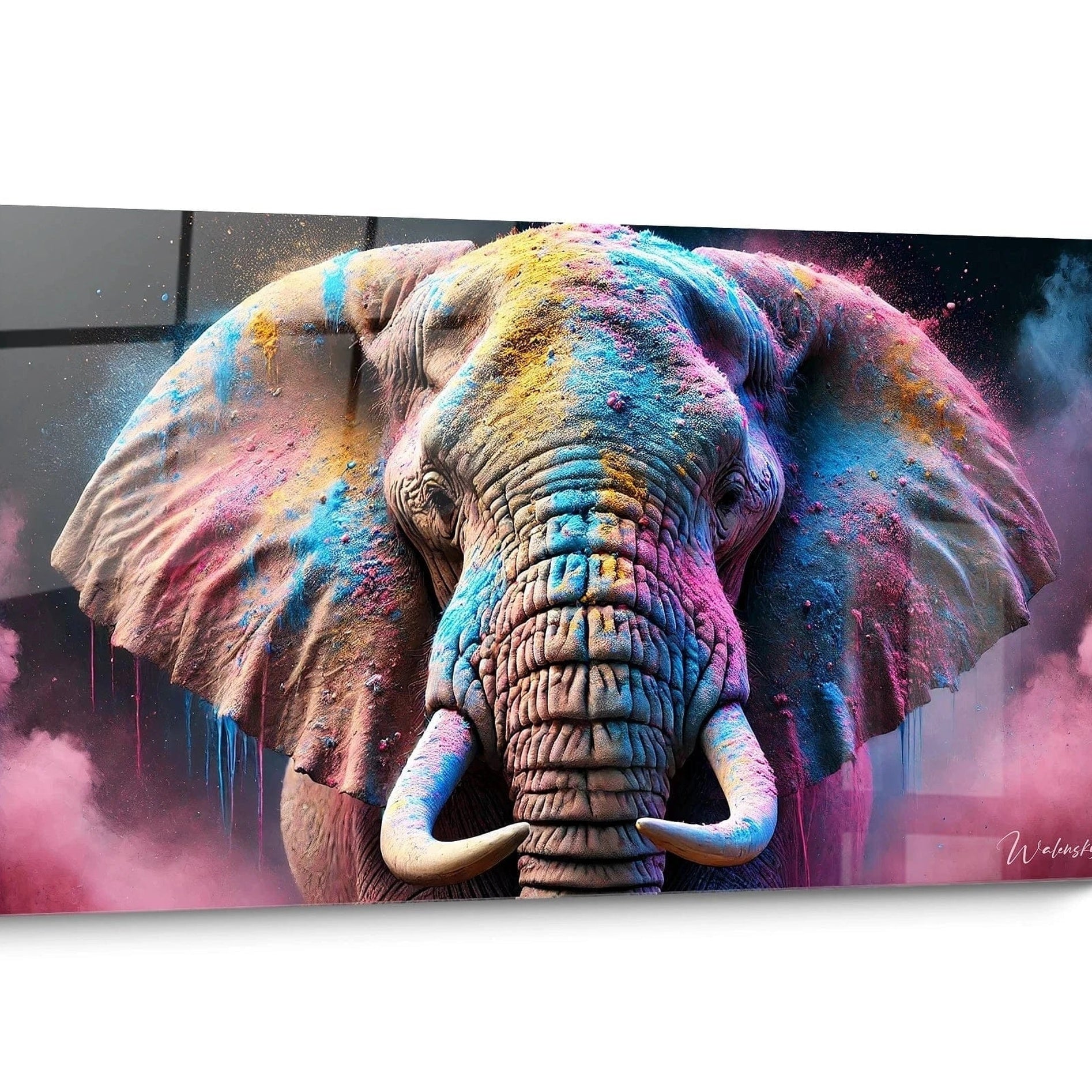 Tableau Animaux de la savane Pop Art