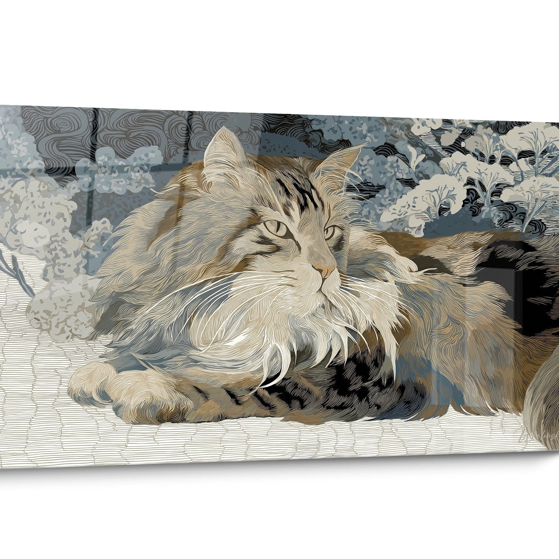 Tableau chat Sibérien