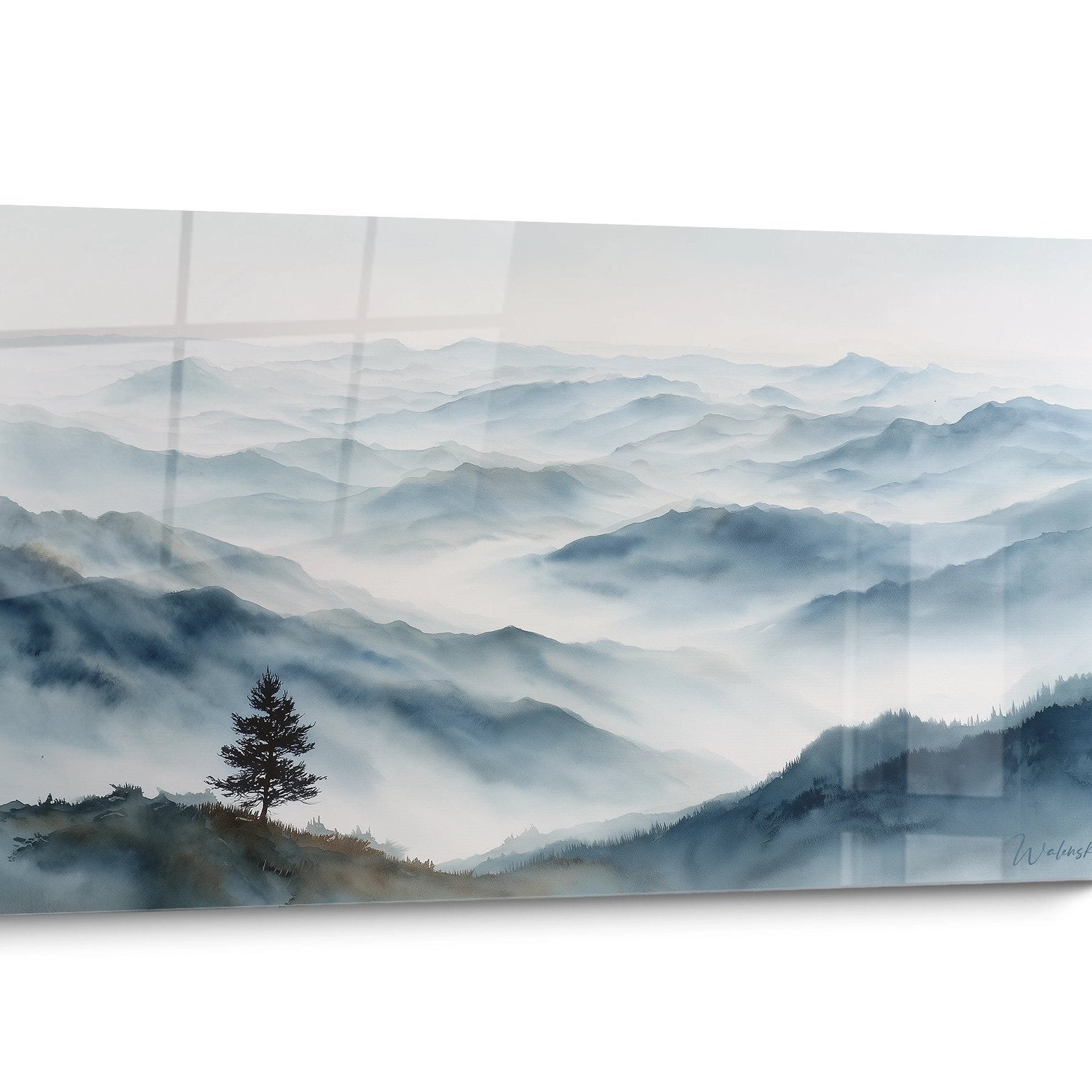 Tableau Pyrénées Brume