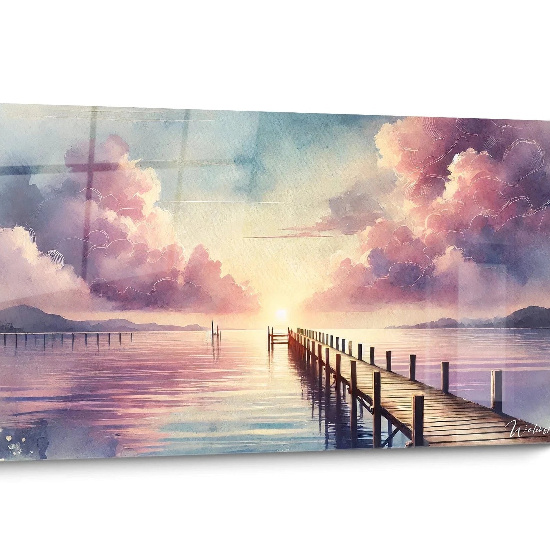Tableau pour salle de bain Aquarelle