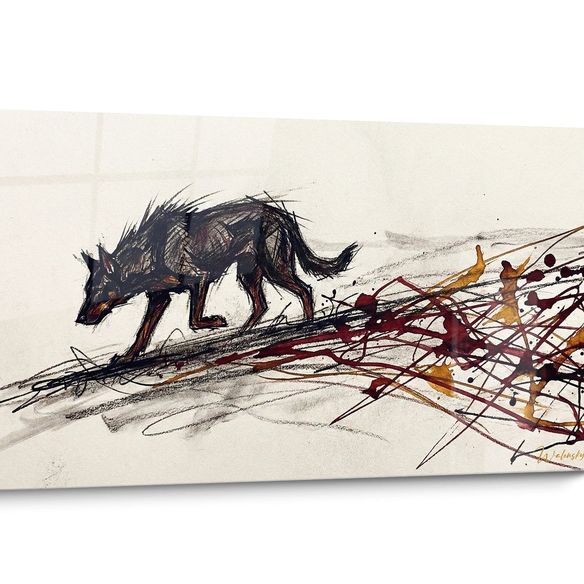 Tableau chien Beauceron Moderne