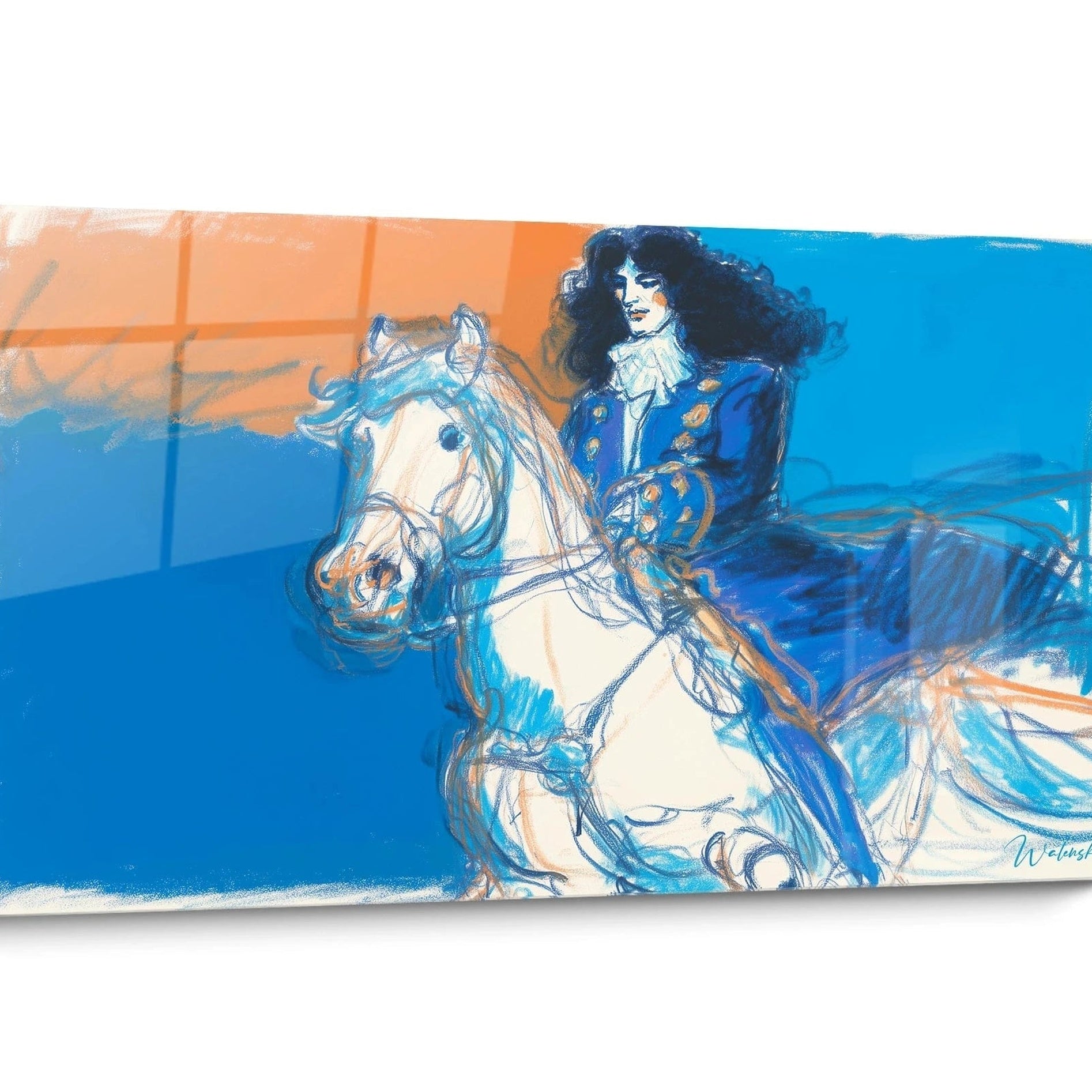 Tableau louis XIV Bleu