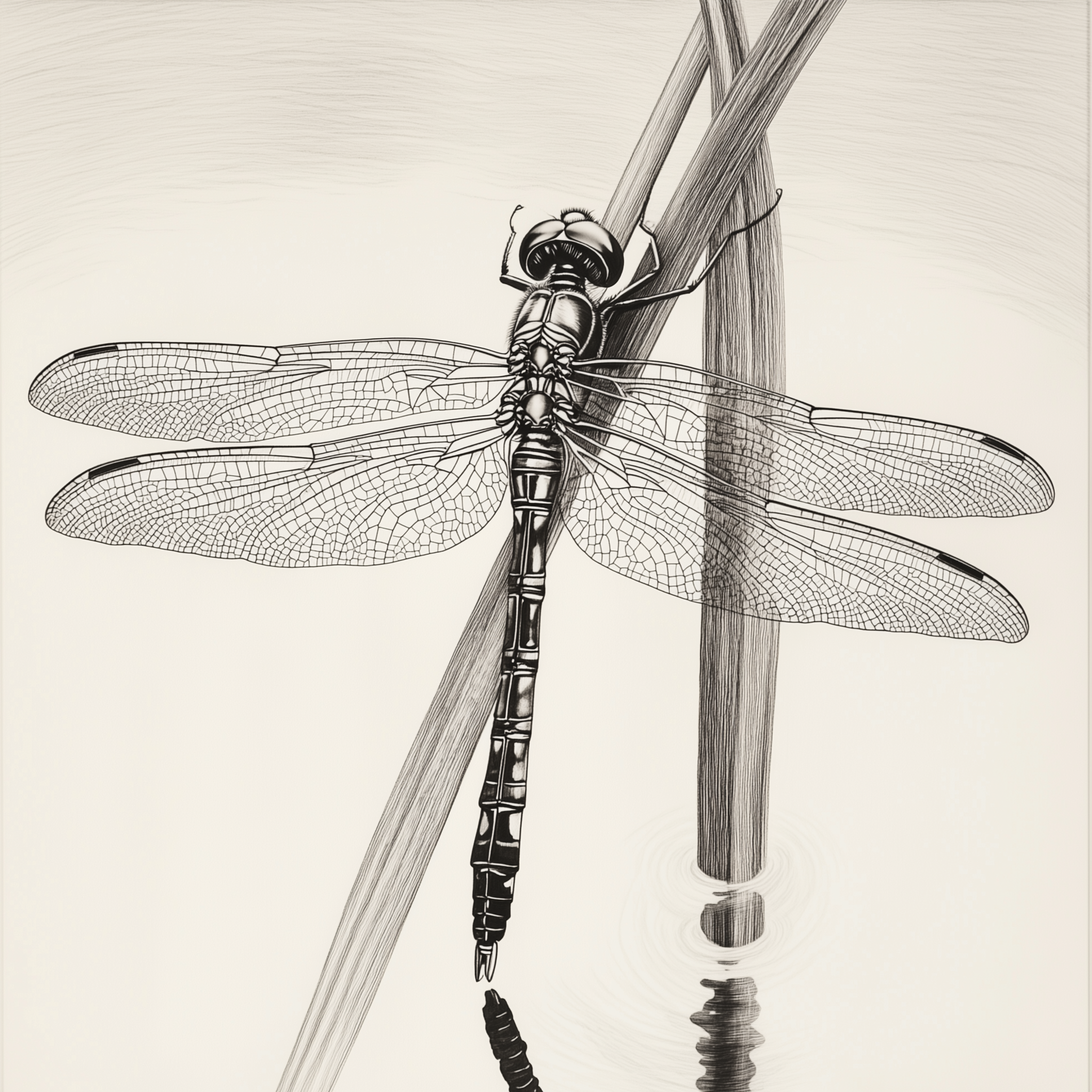 Tableau Libellule collection murale