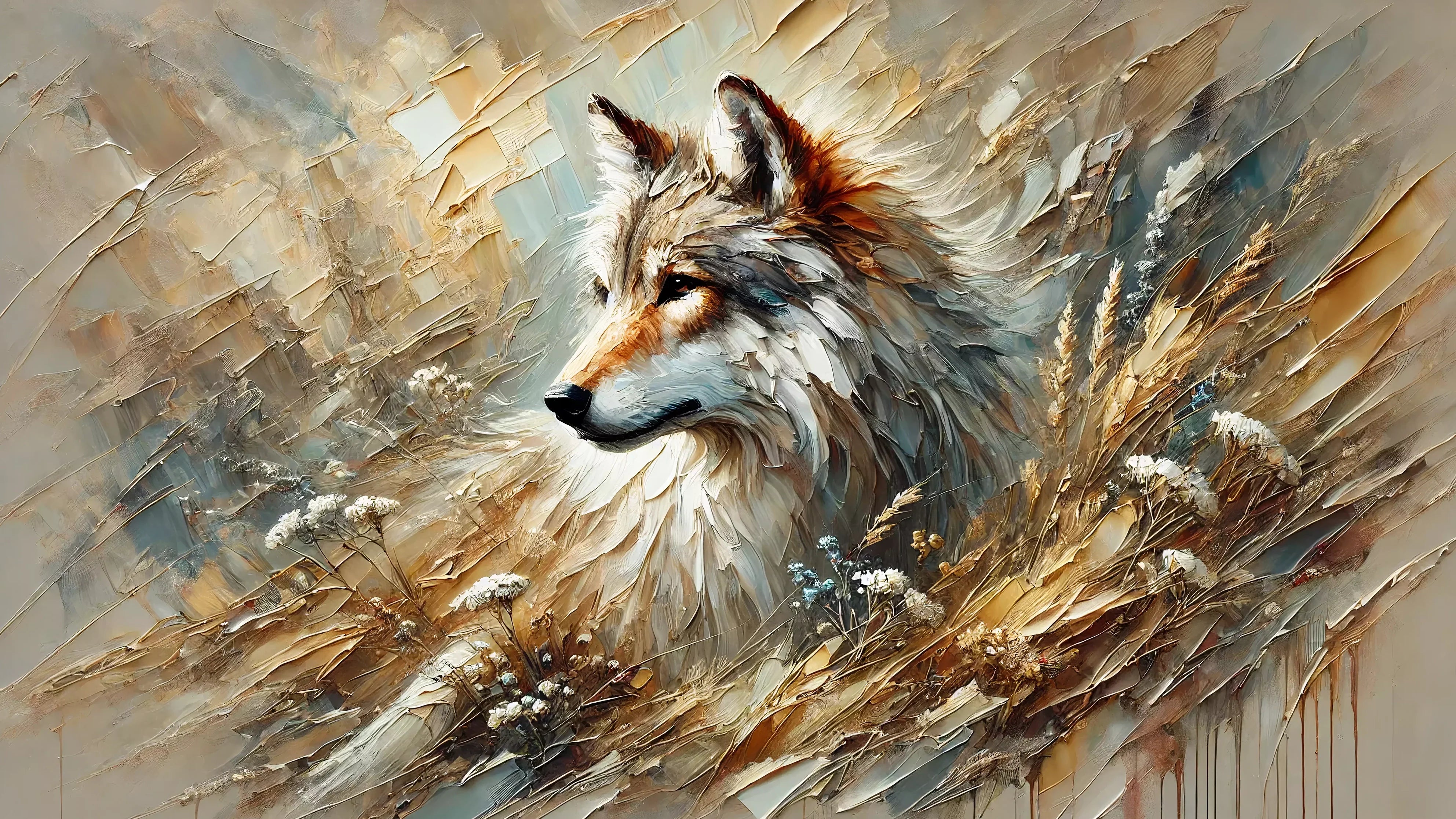 Collection Tableaux Loup Sauvage présentant des œuvres captivantes illustrant la majesté et la puissance du loup