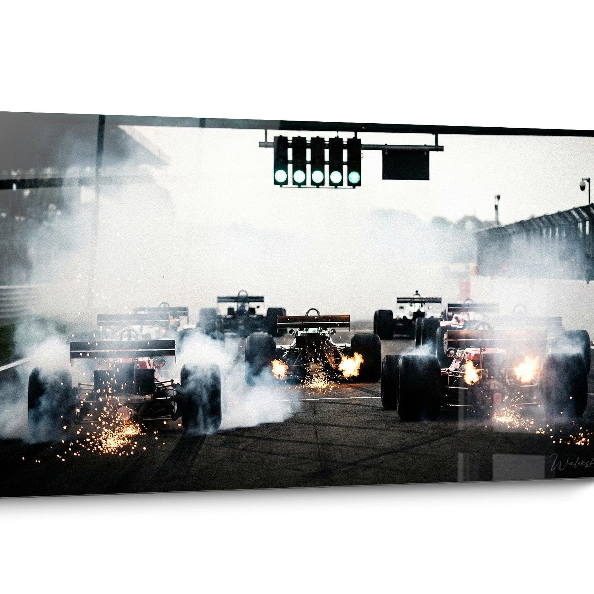 Tableau Formule 1 Noir et Blanc