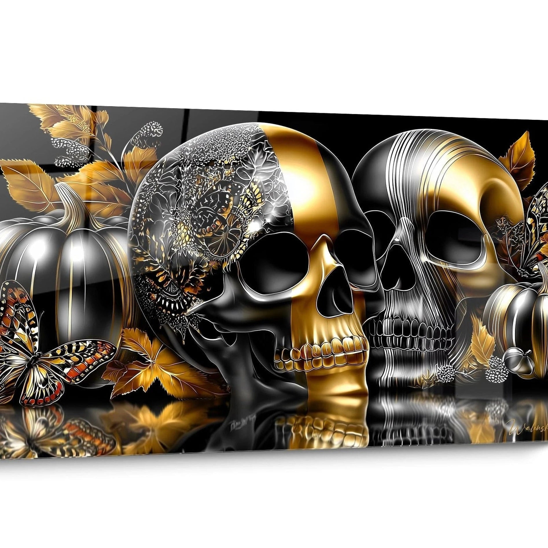 Tableau Halloween Doré