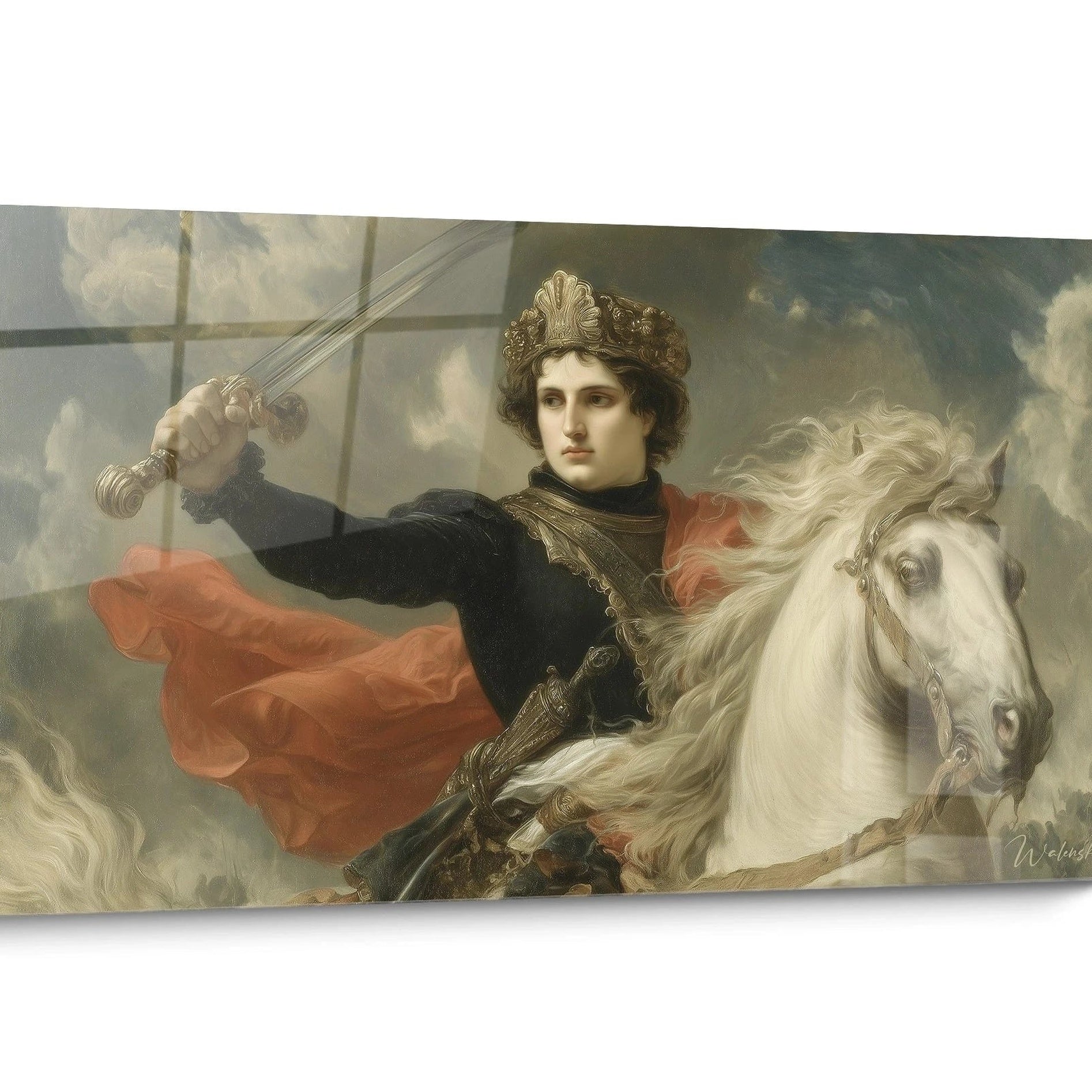 Tableau Néo-classique Rouge