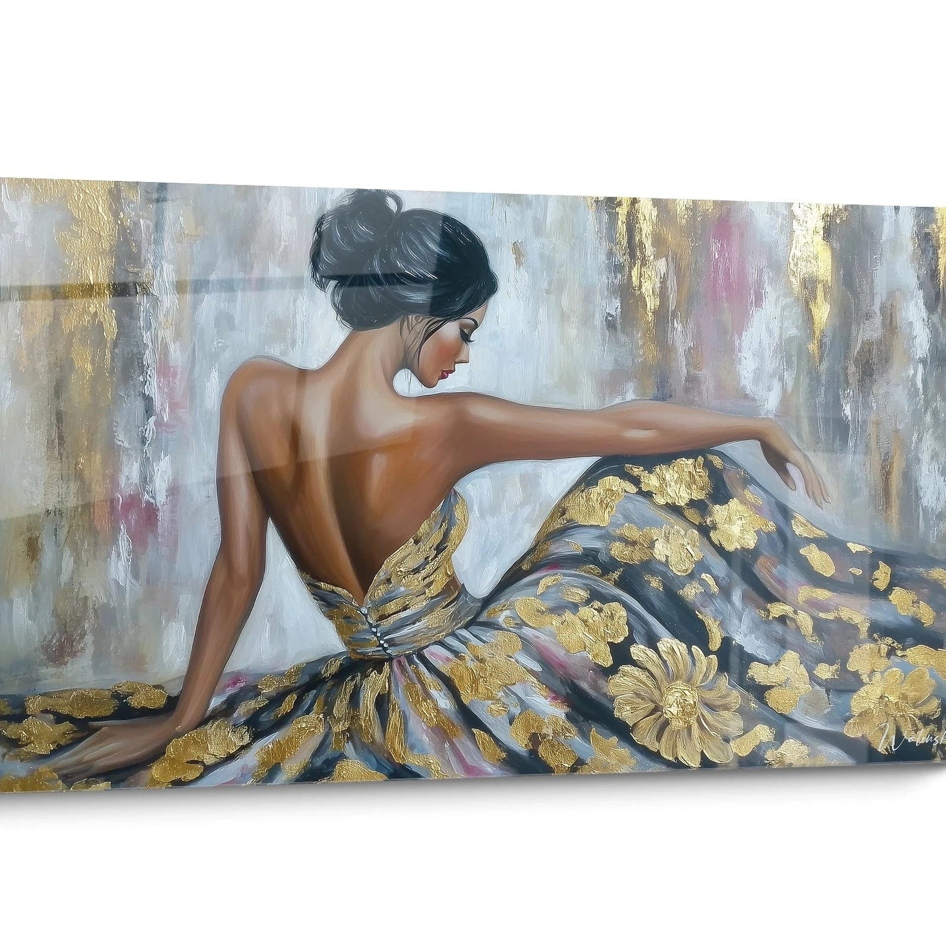 Tableau Beauté féminine Doré