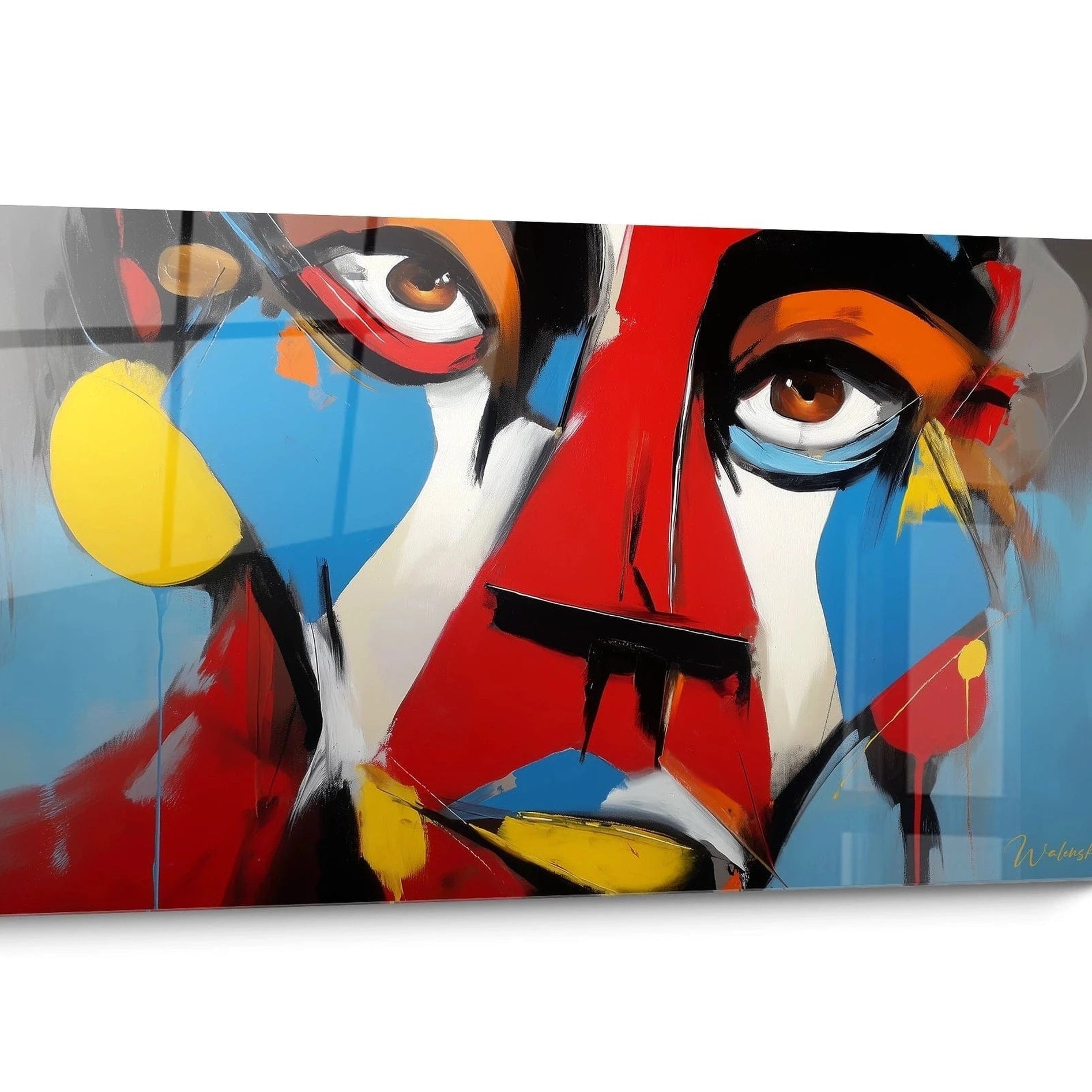Tableau Masque africain Géométrique