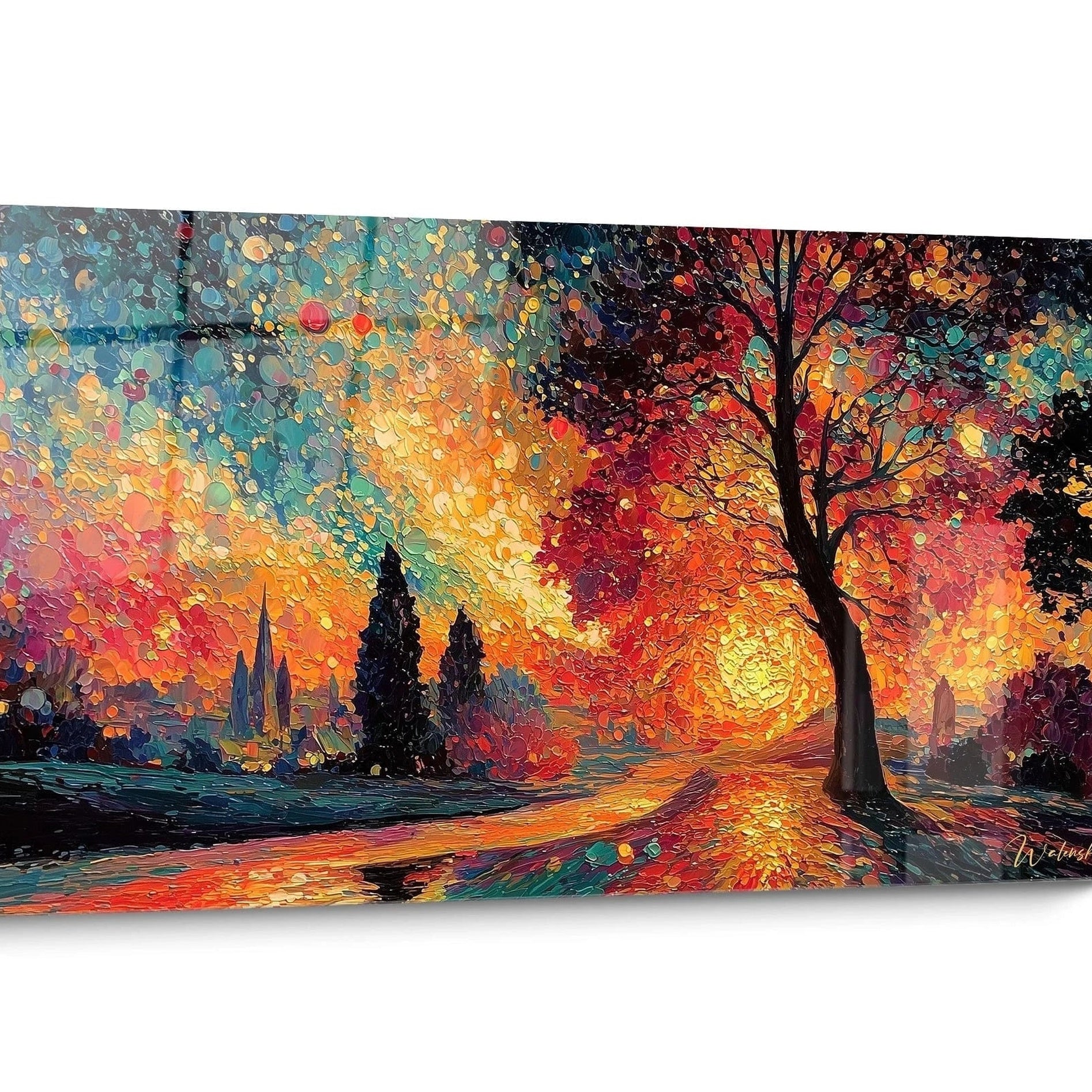 Tableau Pointillisme Paysage