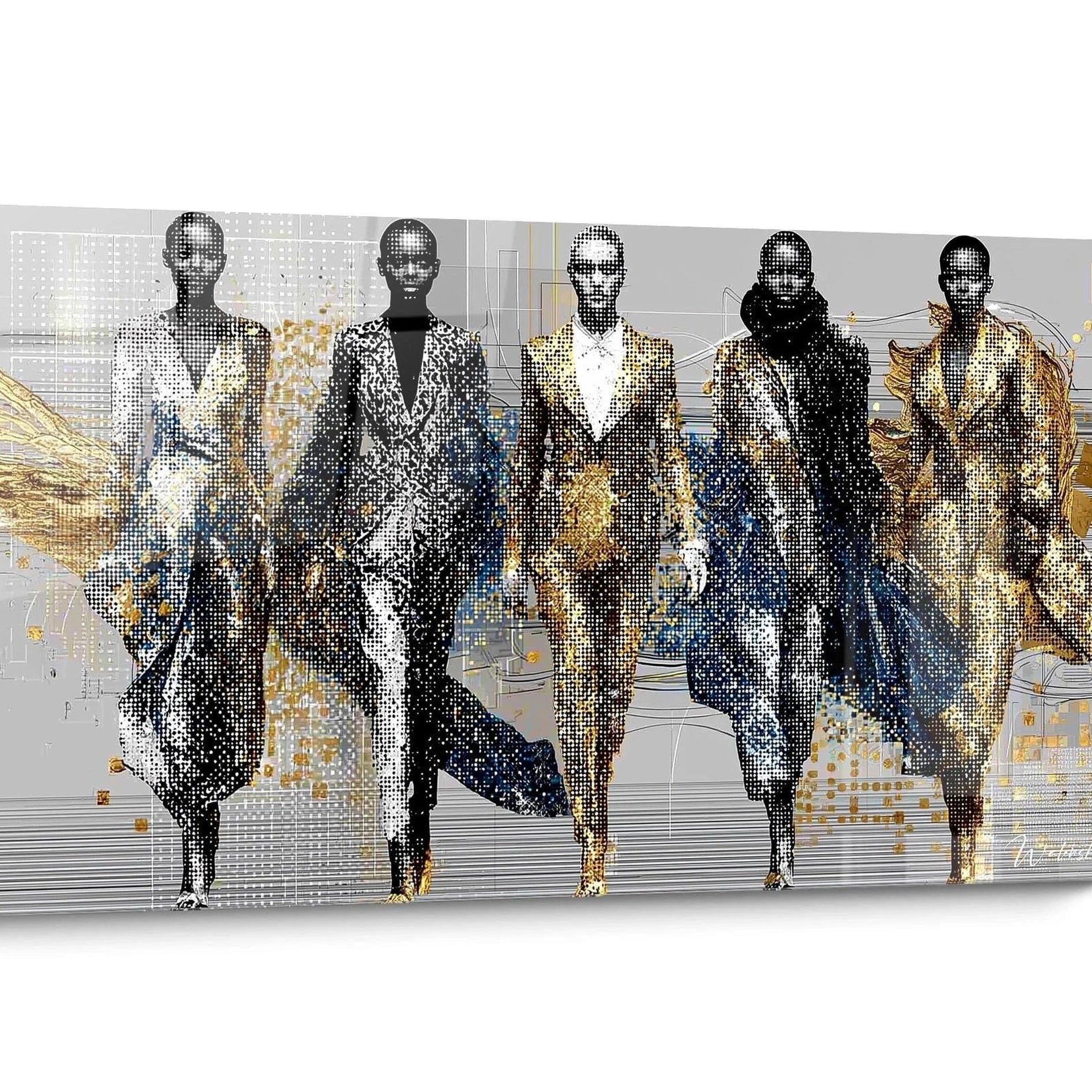 Tableau Haute couture Doré