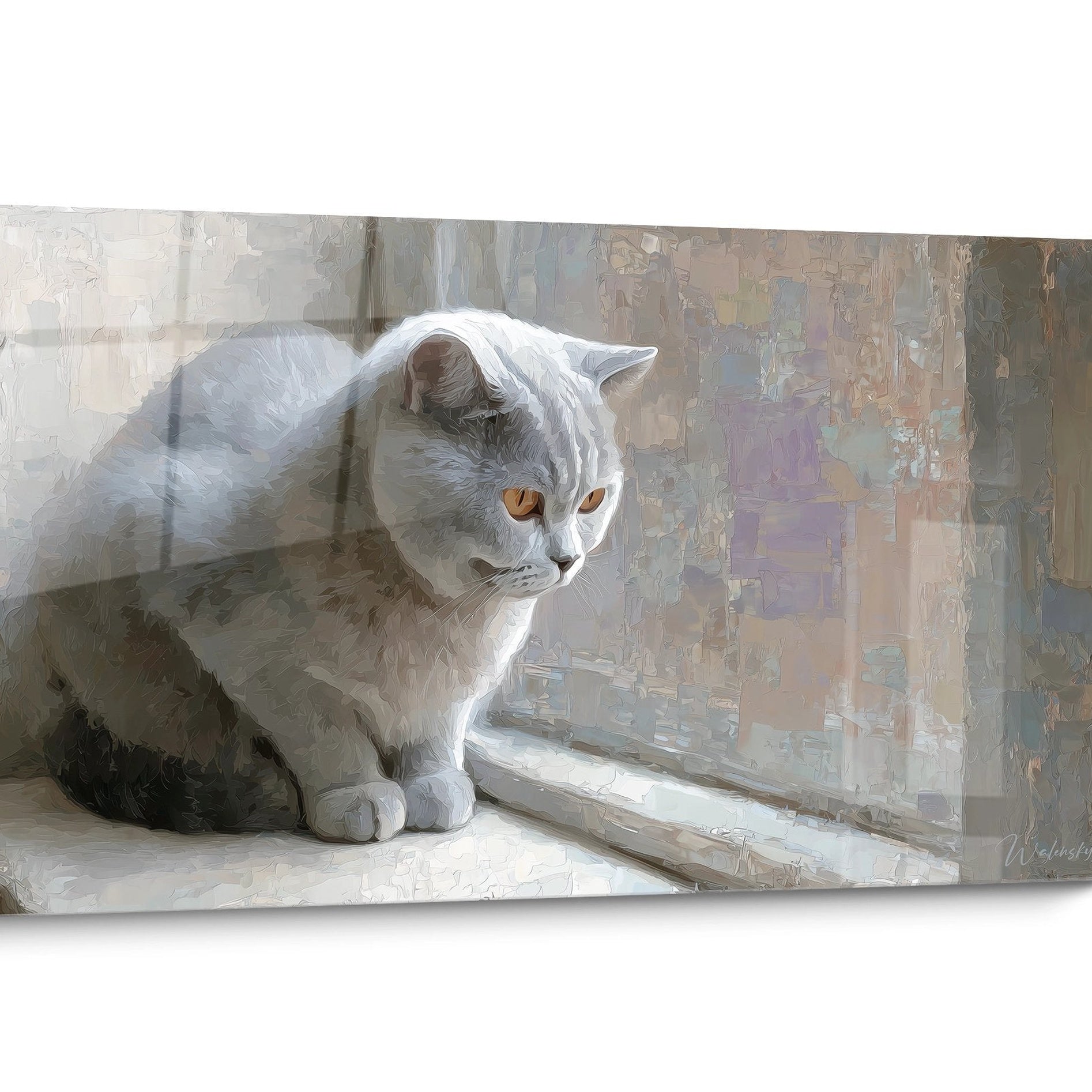 Tableau chat British shorthair
