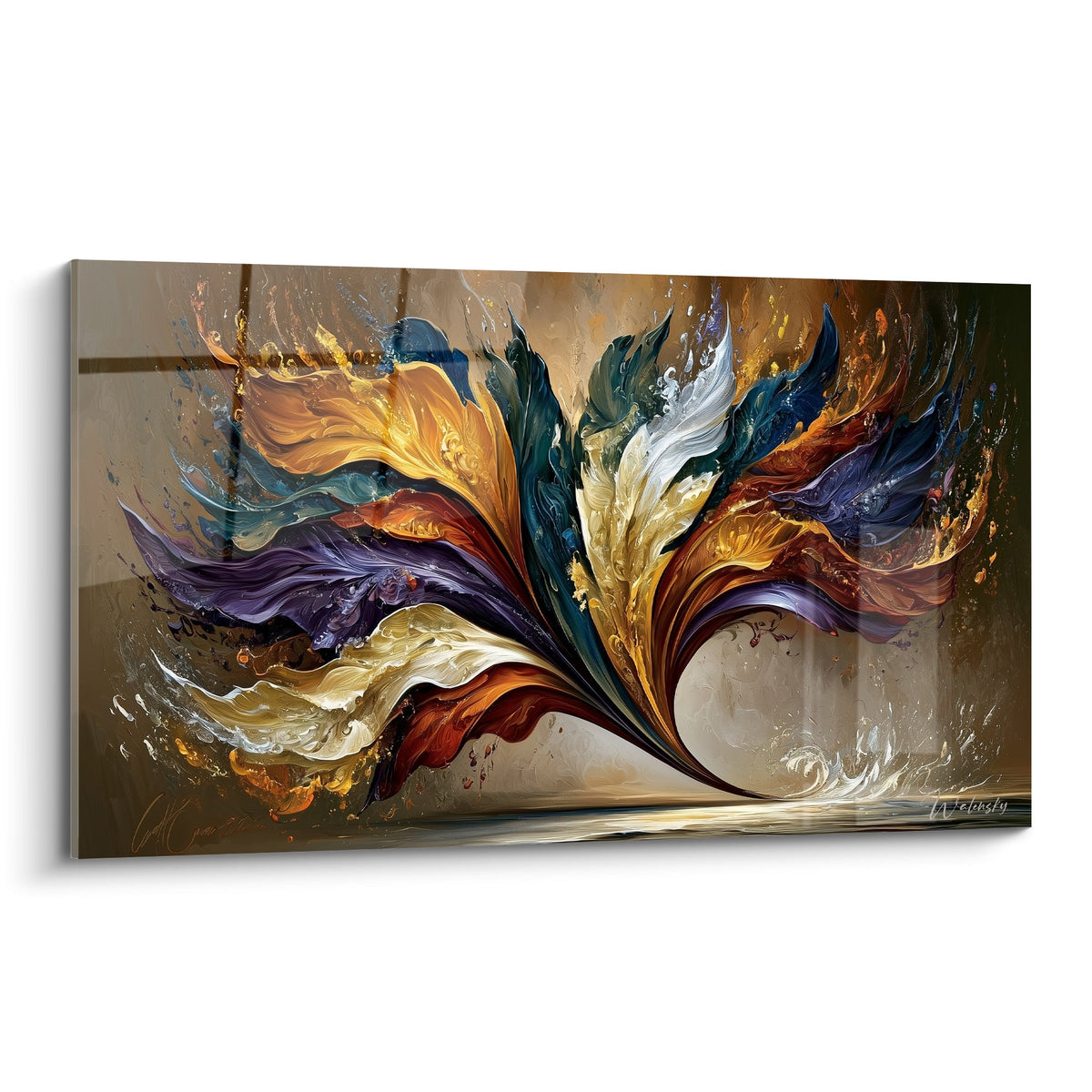 Tableaux Fleur abstrait