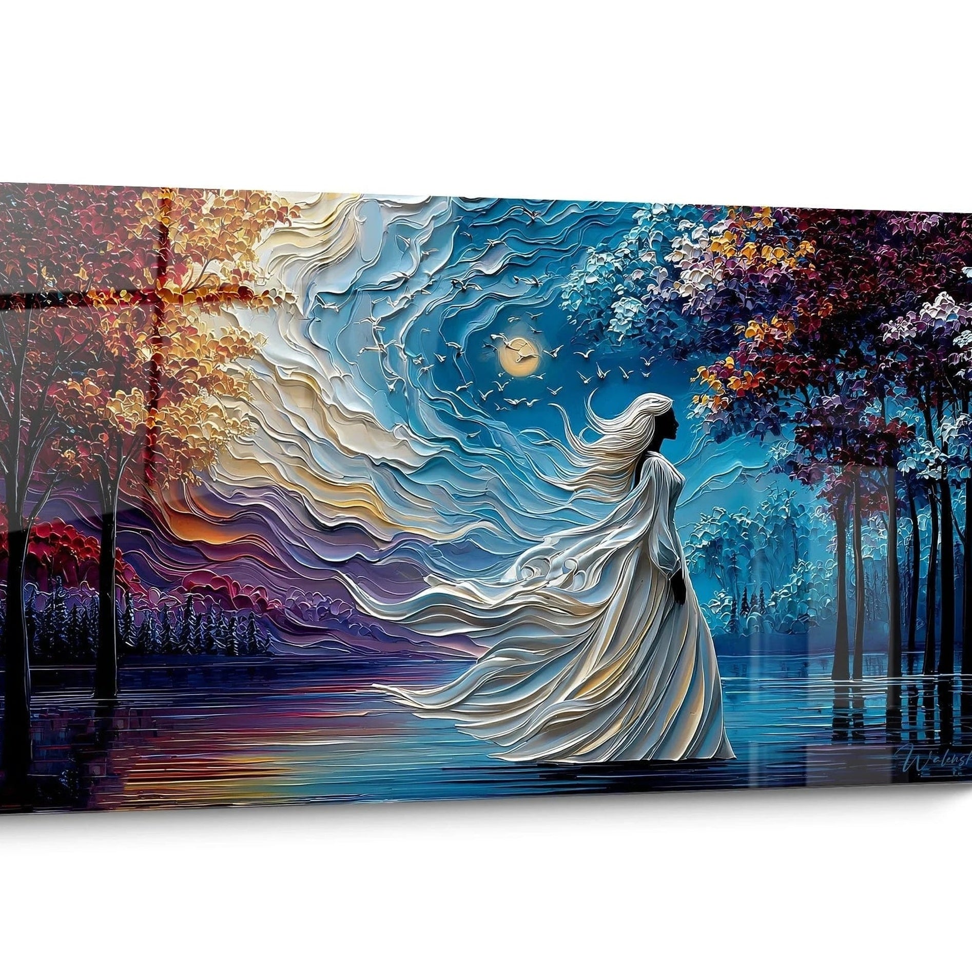 Tableau Dame blanche