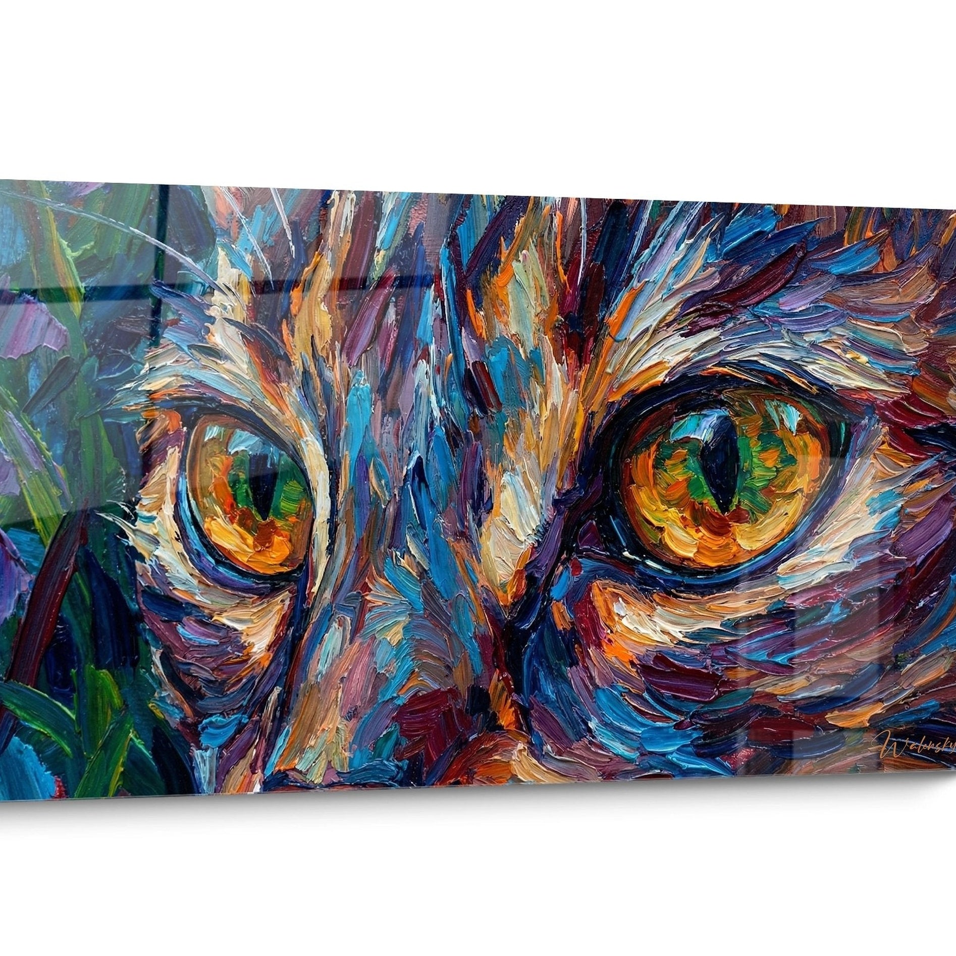 Tableau chat Chausie Portrait