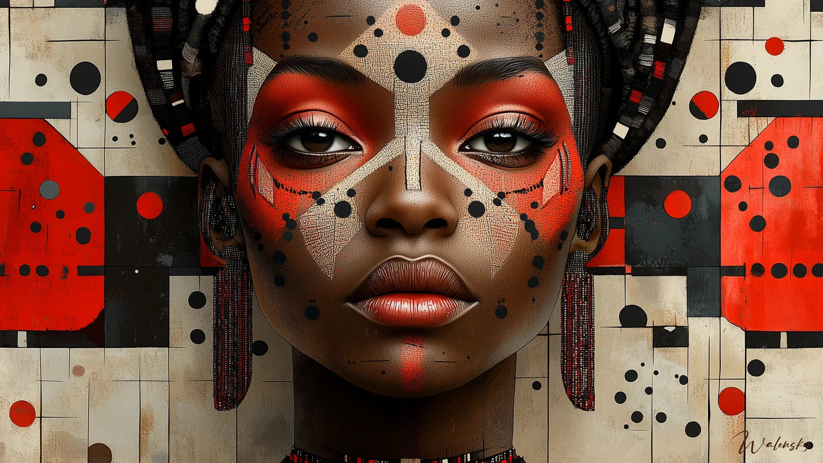 Tableau Art tribal africain