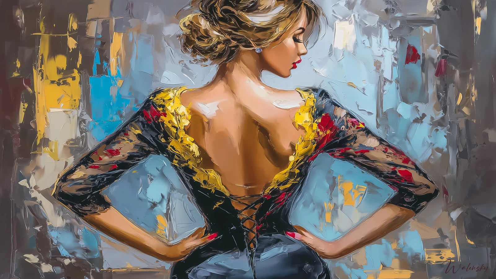 Tableau Beauté féminine