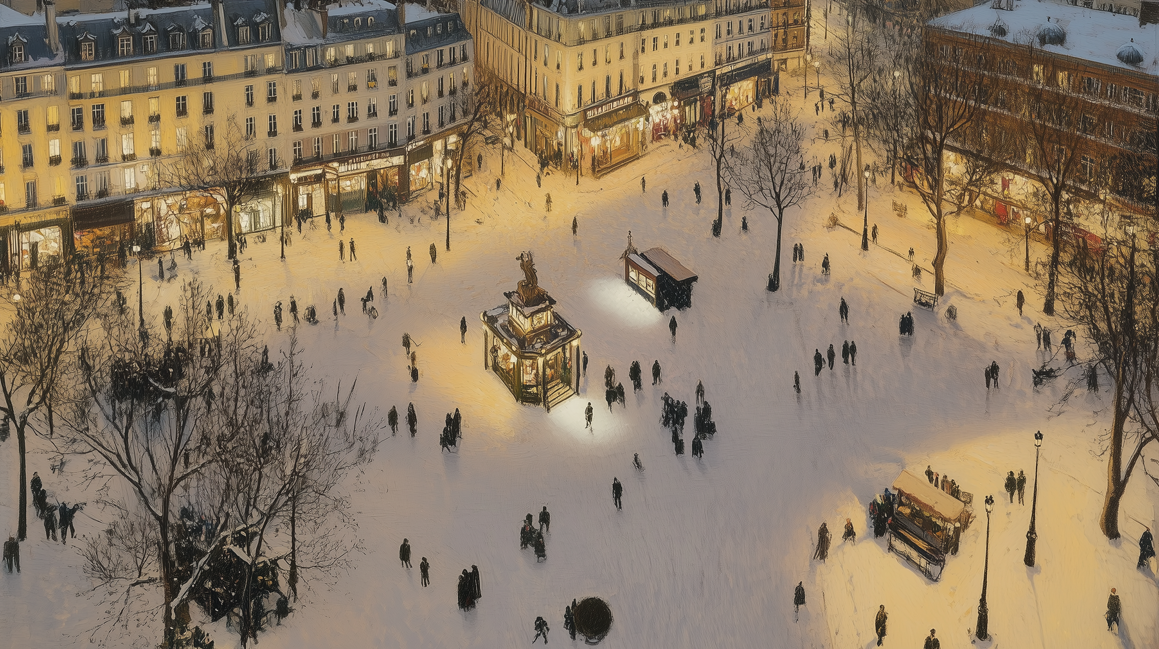 Tableau Camille Pissarro illustrant un paysage lumineux, où la touche impressionniste capture la beauté de la nature et de la vie quotidienne.