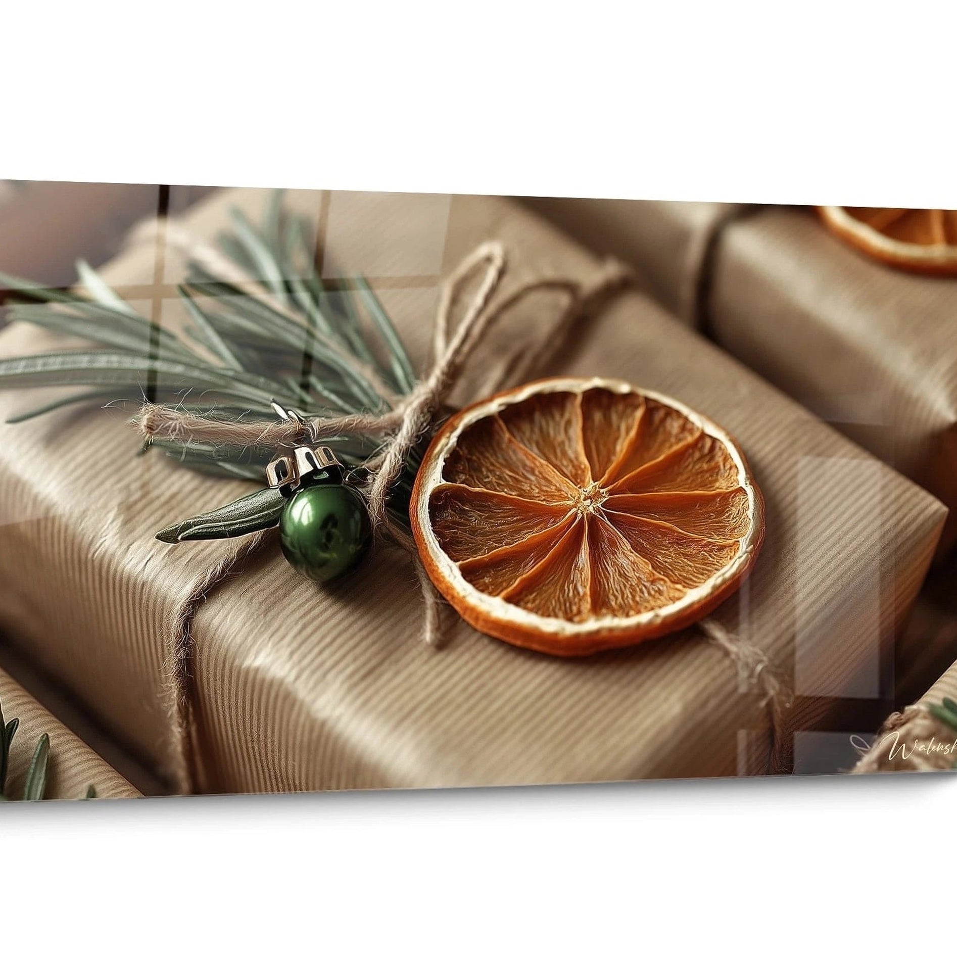 Tableau Noël Rustique