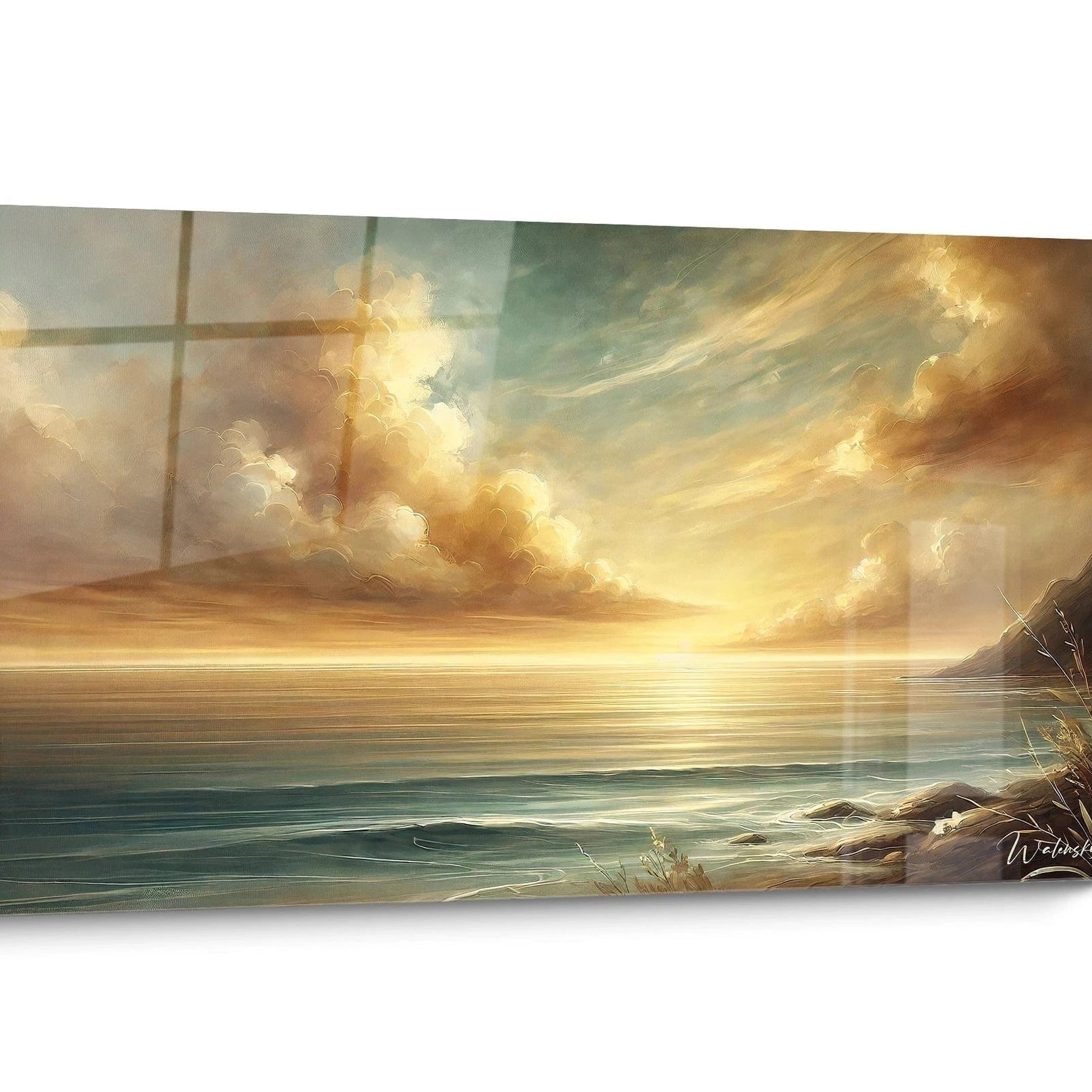 Tableau Abstrait Océan