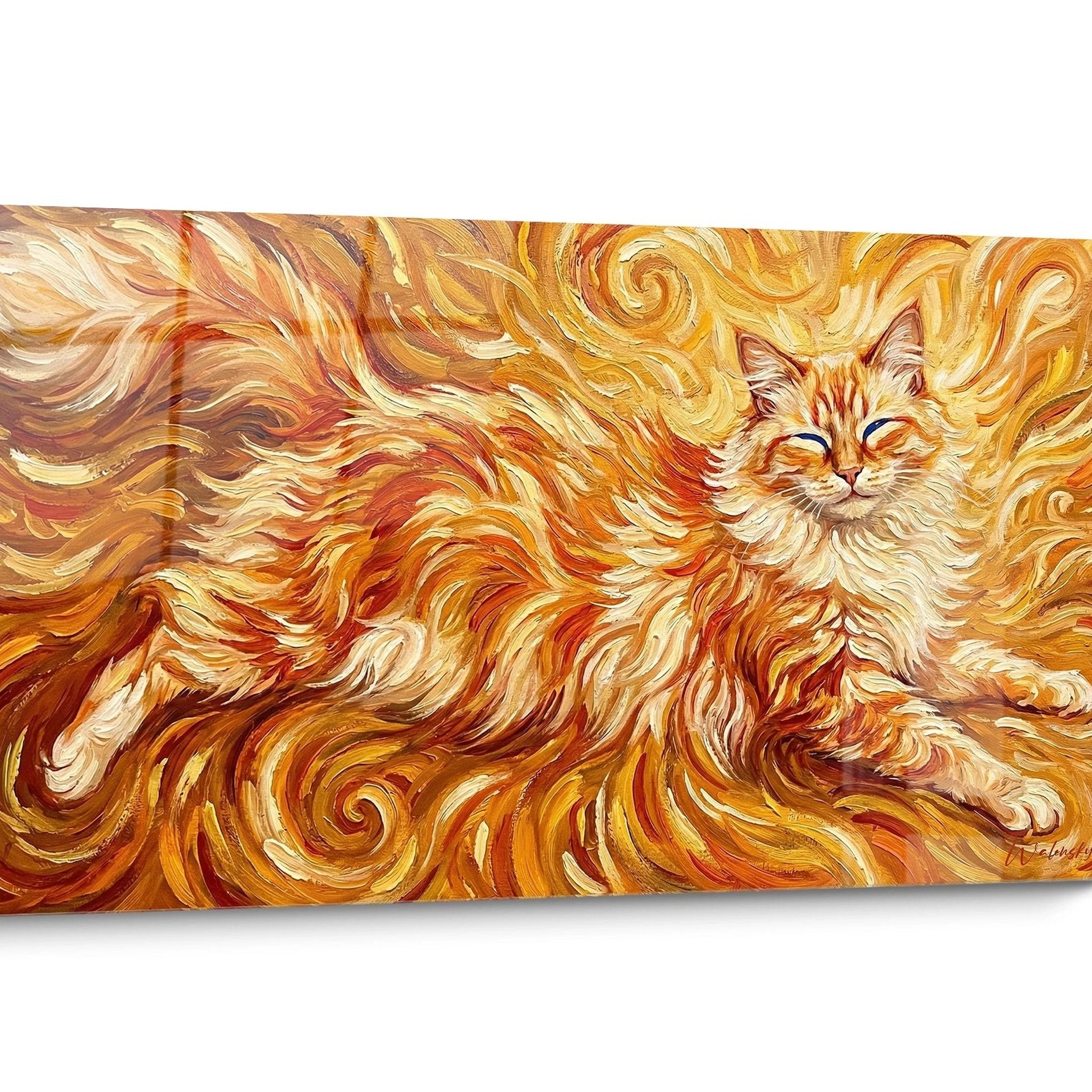 Tableau chat Balinais Moderne
