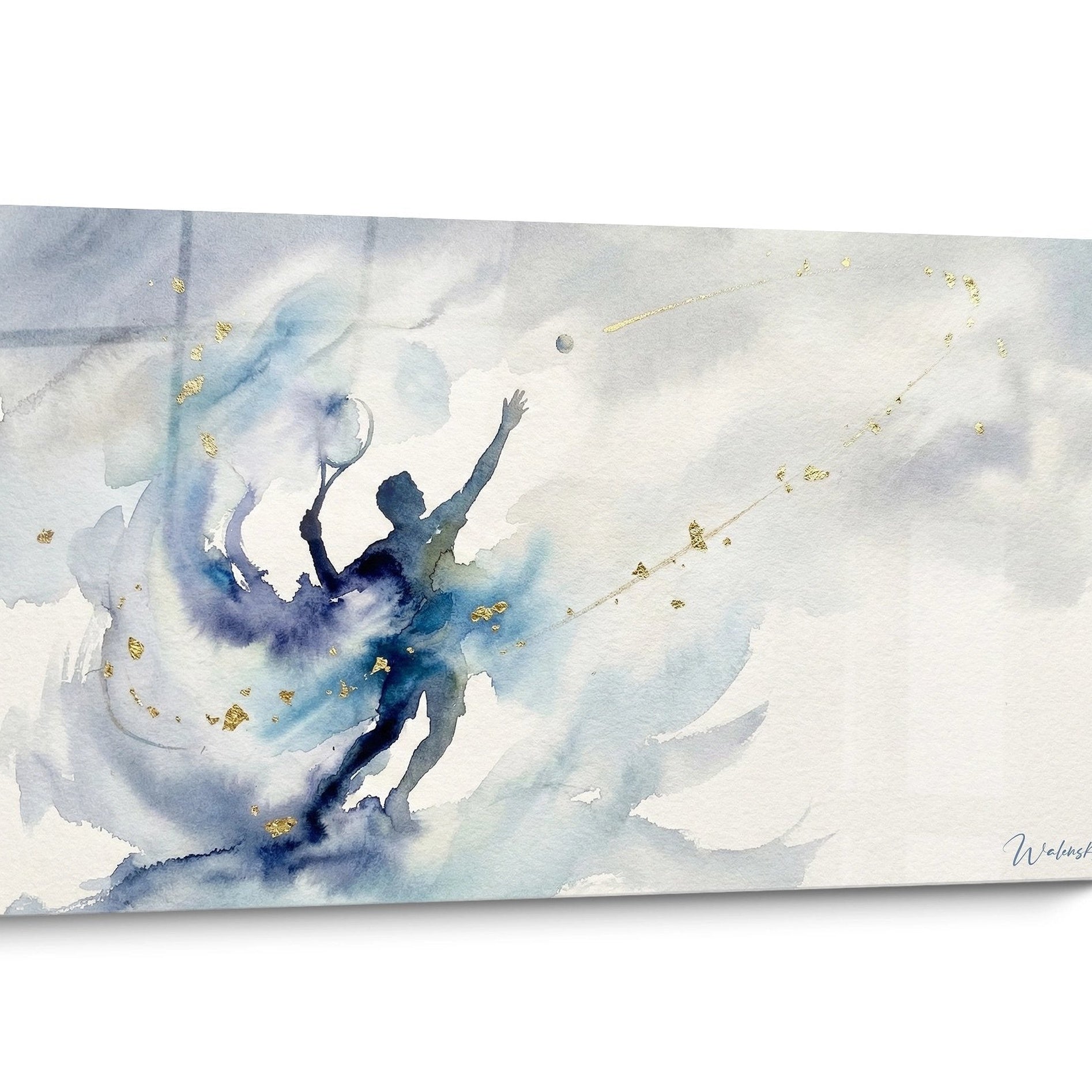 Tableau Tennis Aquarelle