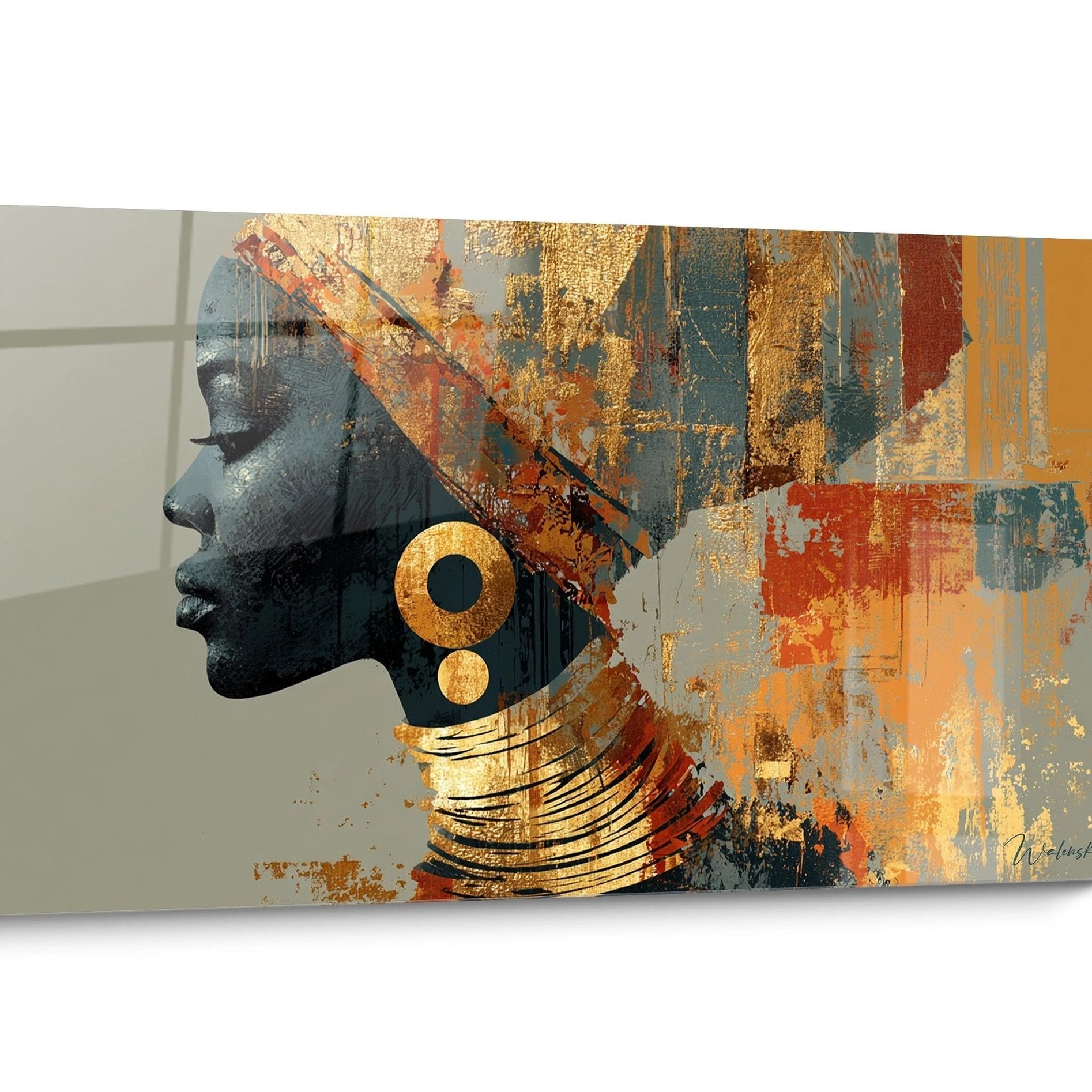 Tableau Visage africain Portrait