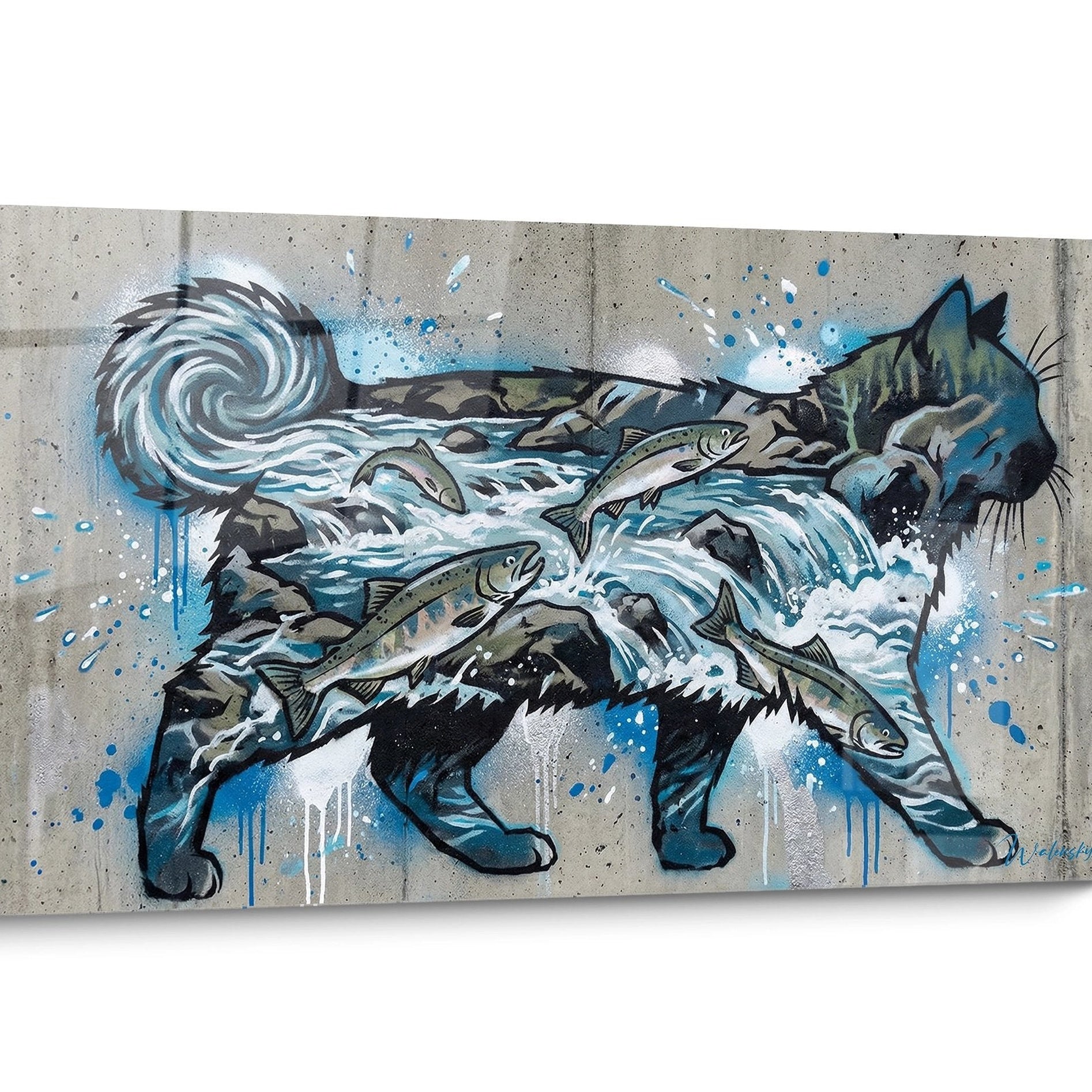 Tableau chat Kurilian Bobtail