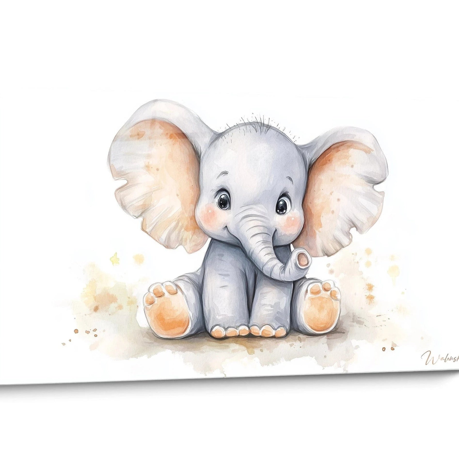 Tableau Animaux Aquarelle Pastel