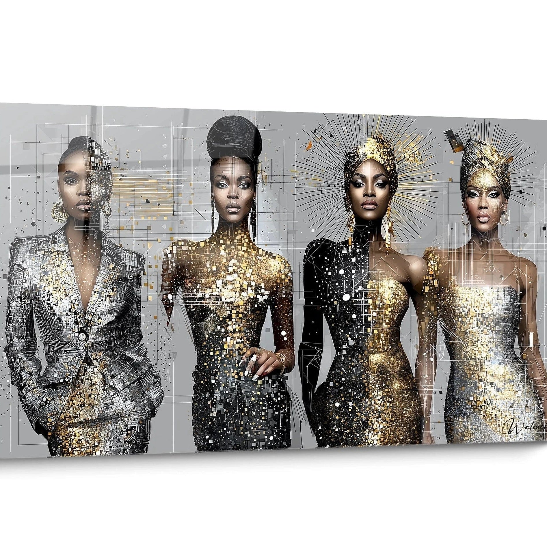 Tableau Haute couture Portrait