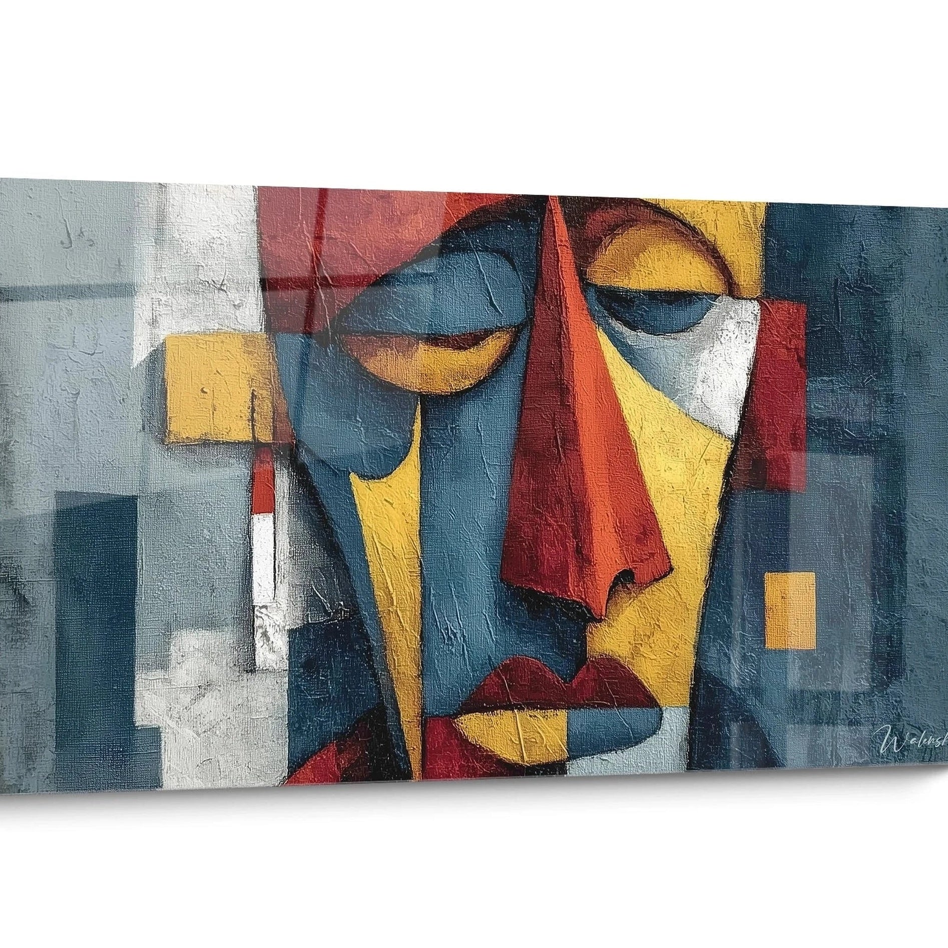 Tableau Masque africain Rouge