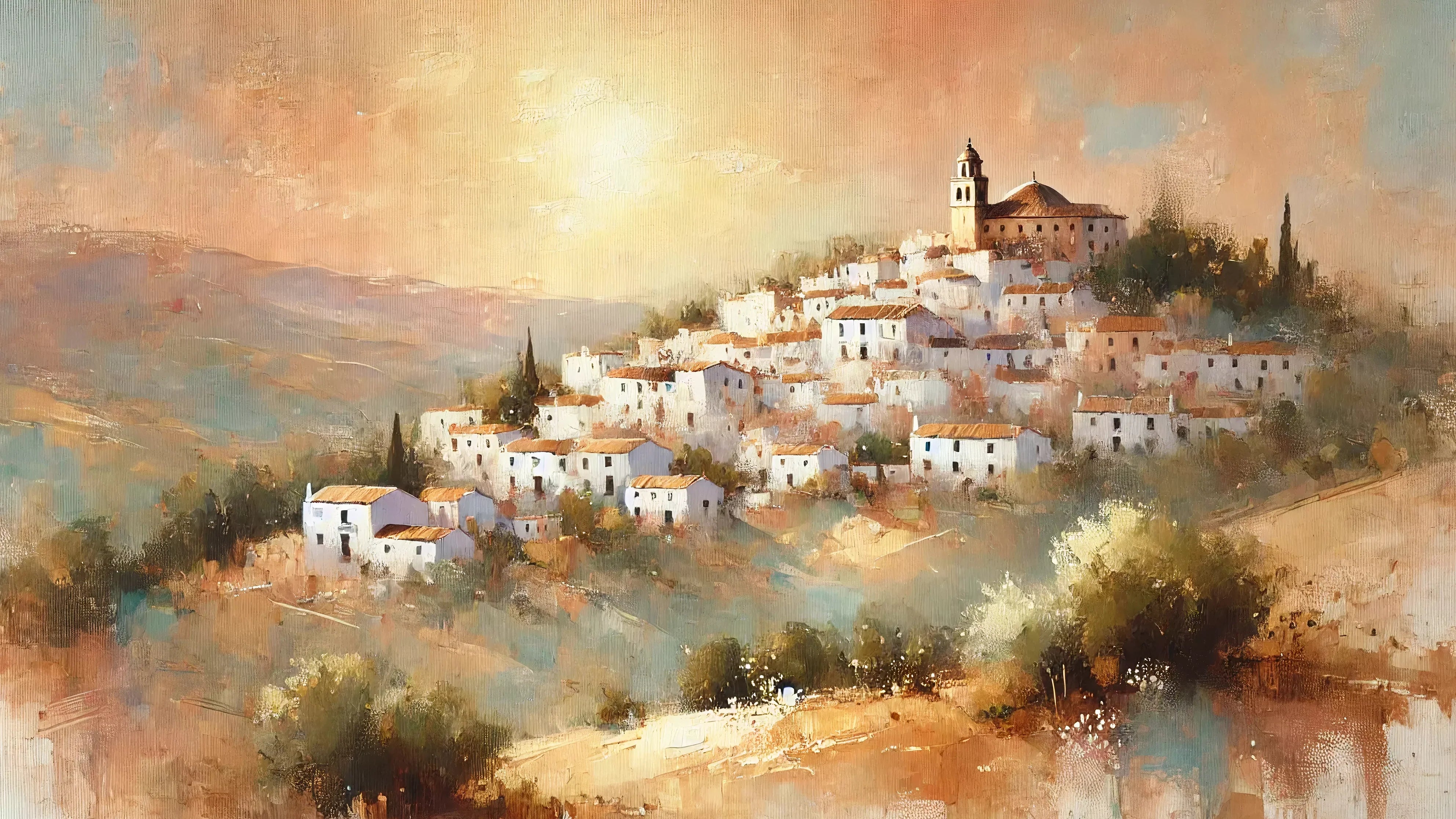 Découvrez la collection Ville Espagne à travers des tableaux muraux capturant la beauté des paysages espagnols et l’ambiance vibrante des villes emblématiques.