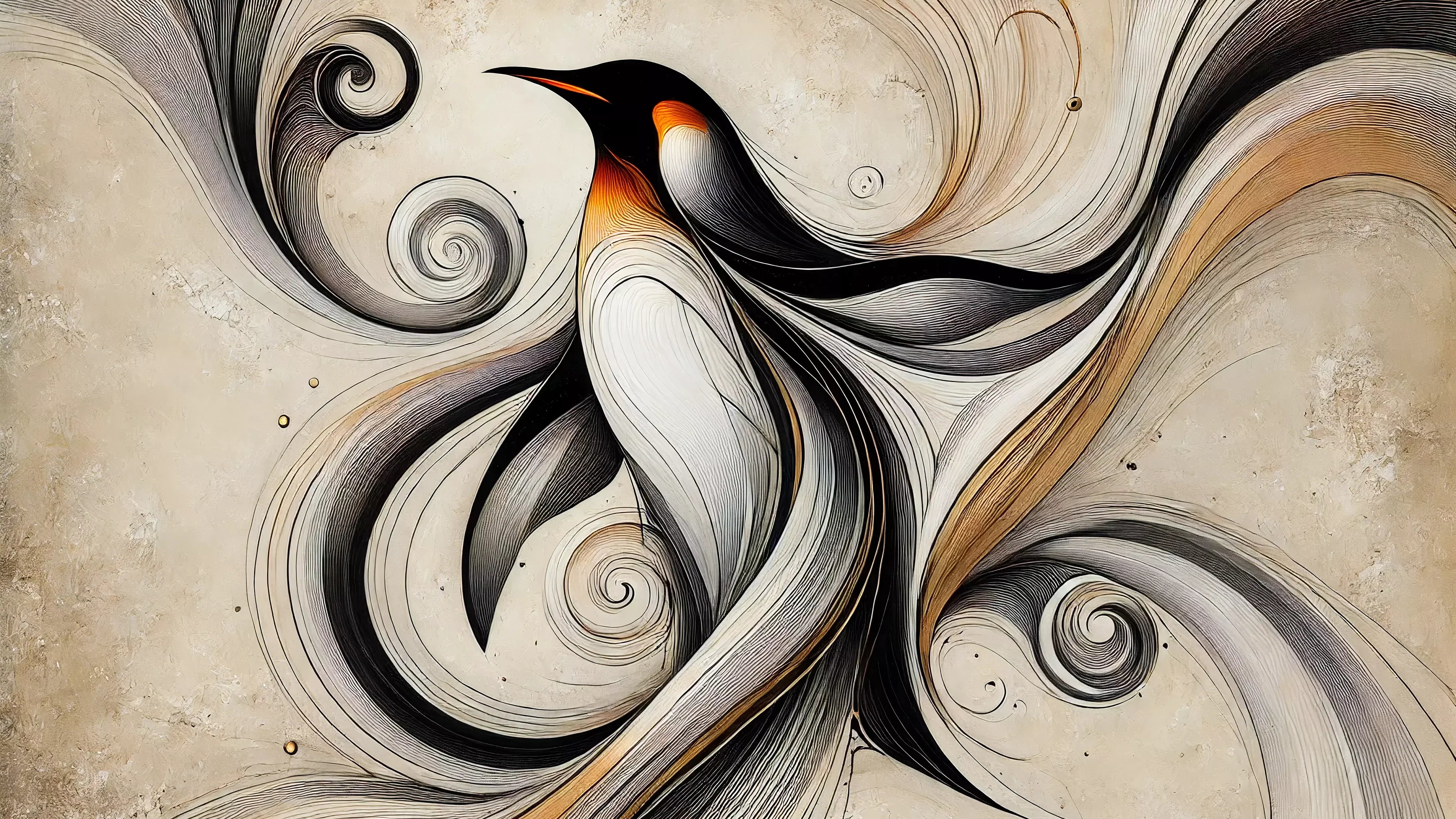 tableau manchot collection