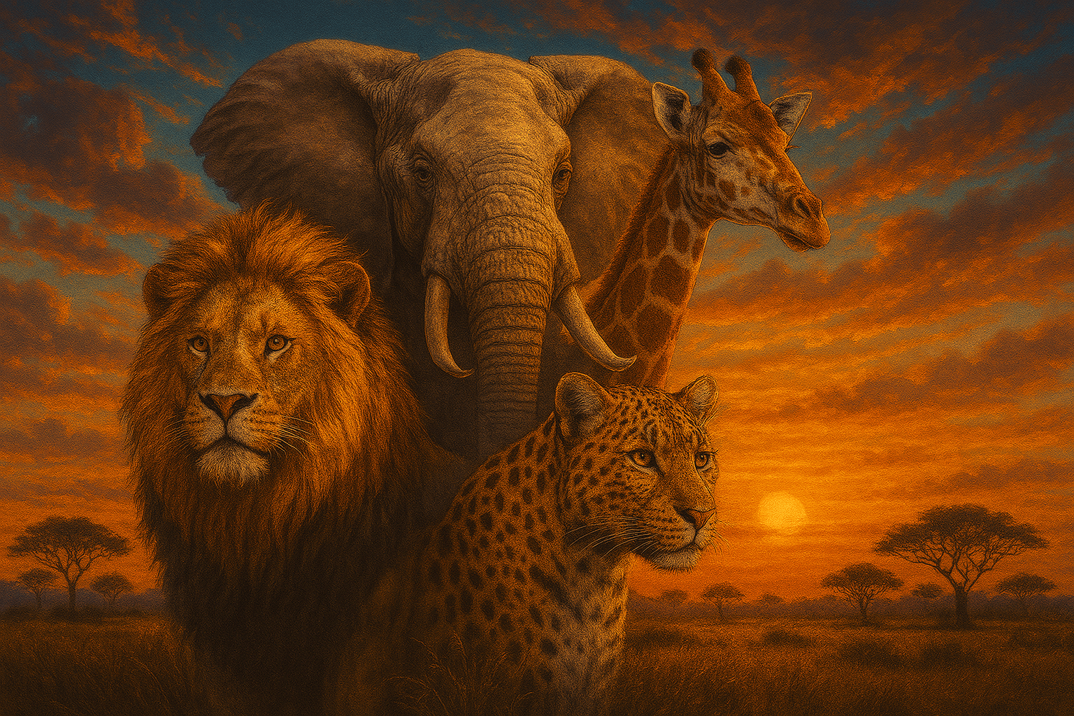 Collection de Tableau Animaux pour salle d'attente offrant des représentations artistiques apaisantes qui créent une atmosphère sereine et réduisent l'anxiété des visiteurs.