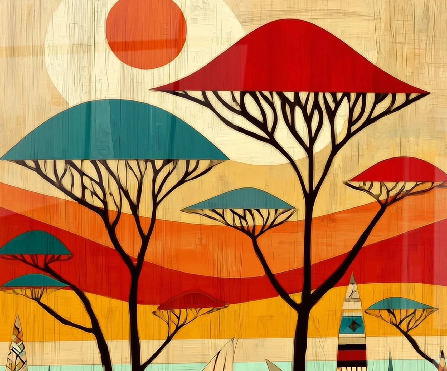 Tableau format carré Paysage