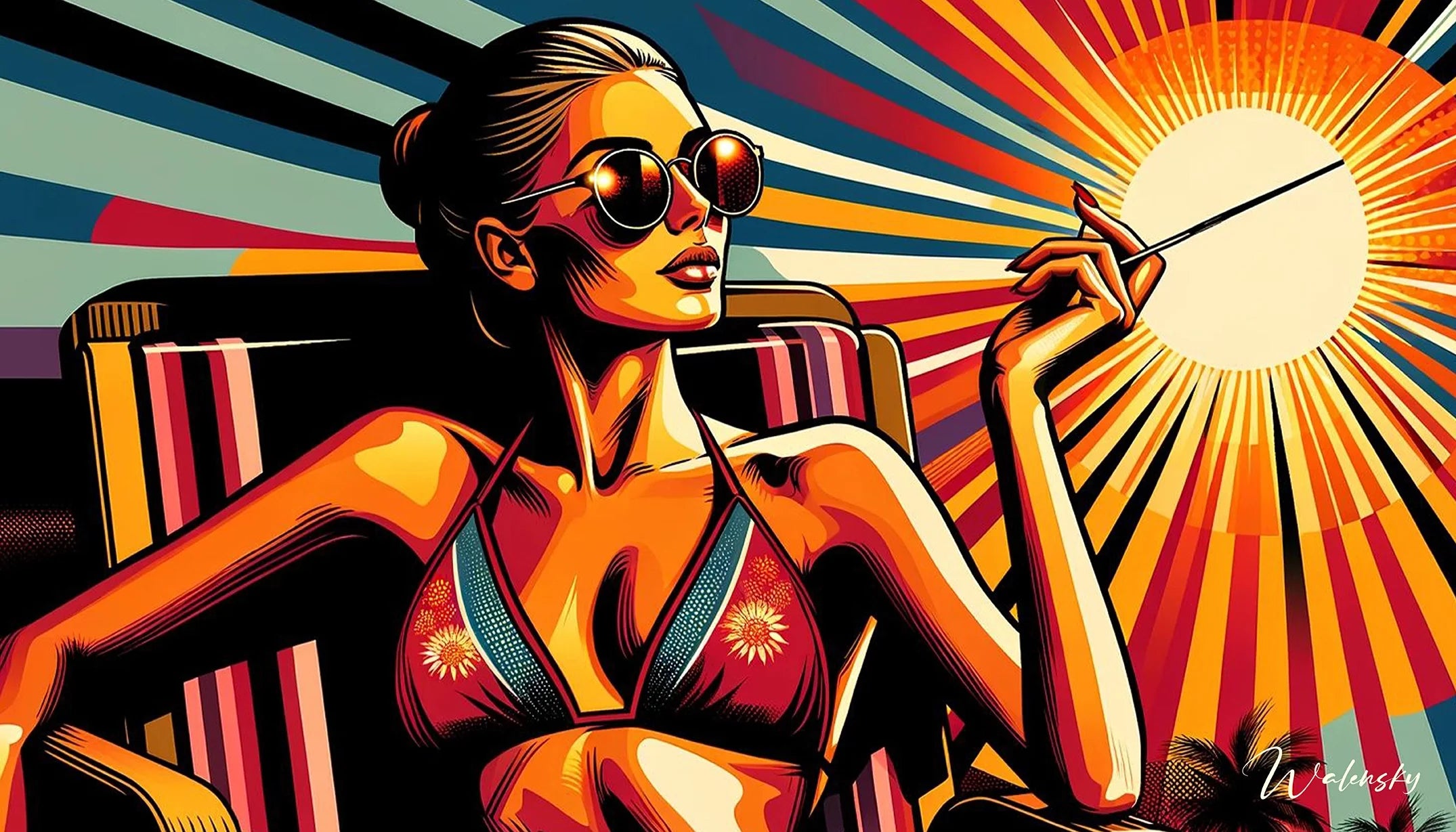 Tableau bureau vintage aux motifs rétro et teintes nostalgiques apportant caractère et authenticité à un espace professionnel contemporain en quête d'âme.