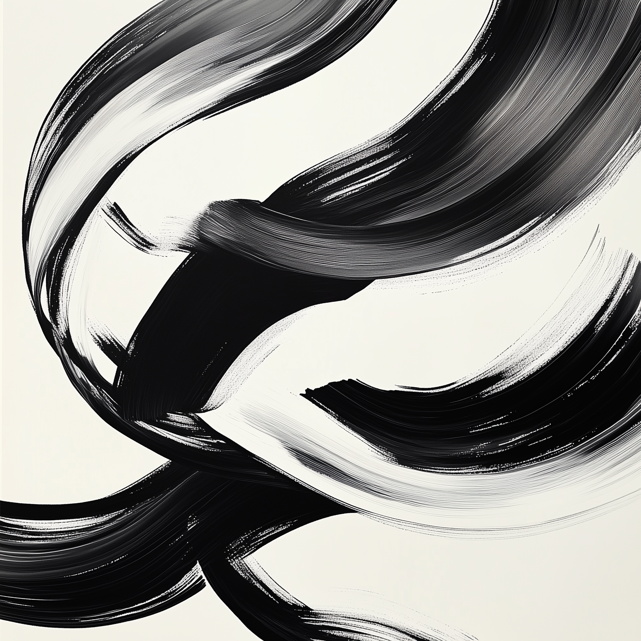 Tableau Rayures noir et blanc aux lignes parallèles créant un effet optique saisissant, parfait exemple d'art minimaliste contemporain jouant sur les contrastes graphiques pour structurer l'espace.