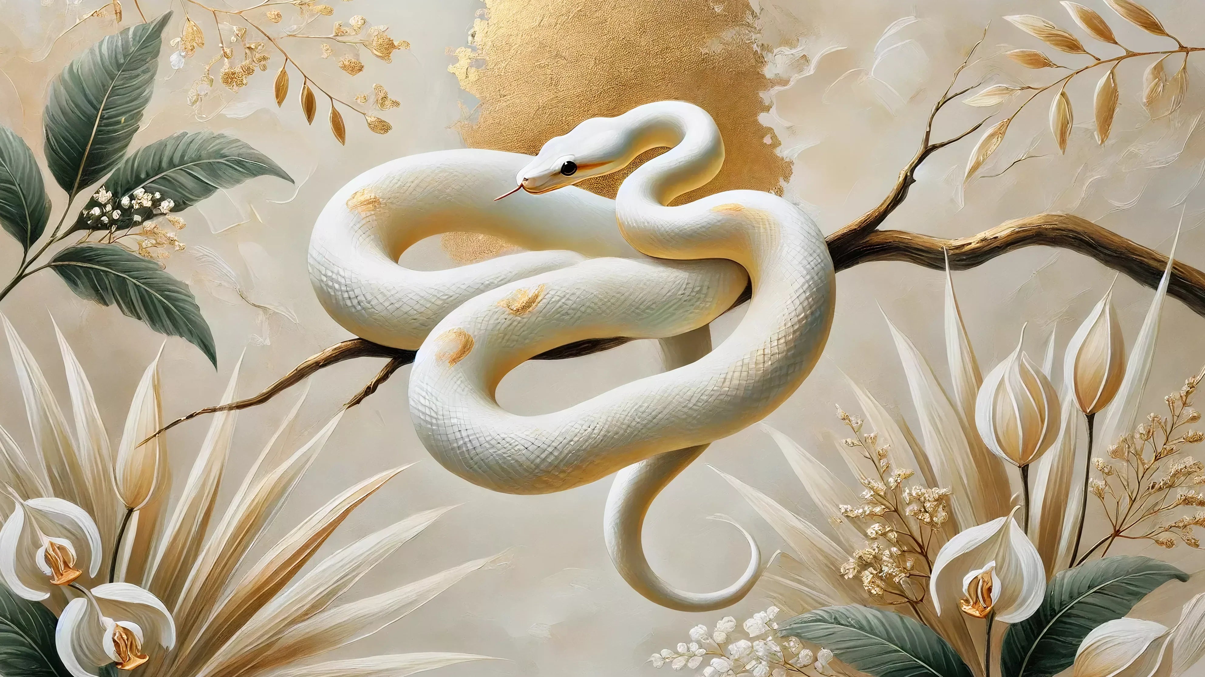 tableau serpent collection en verre acrylique