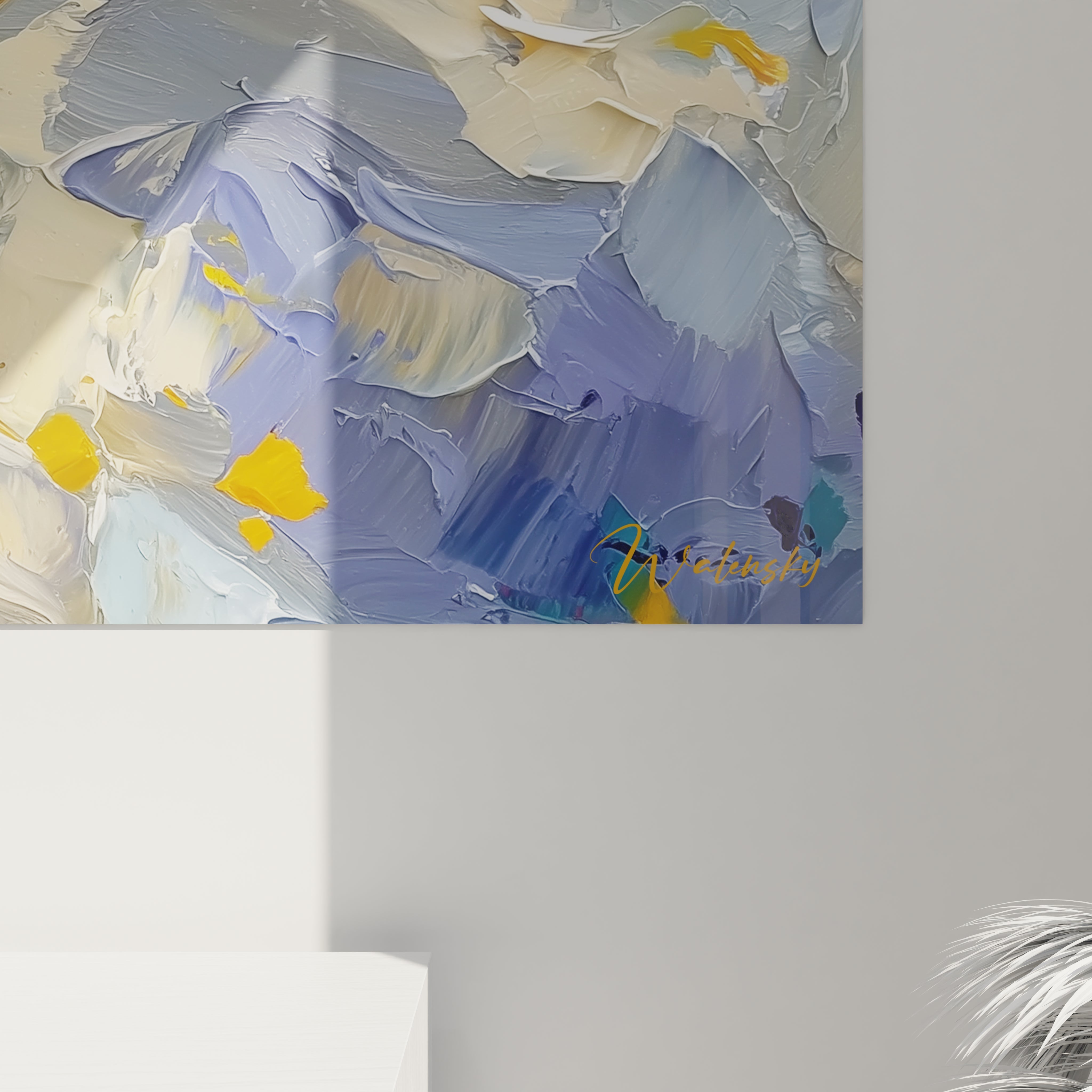 T-Rex abstraite couleurs vives détails