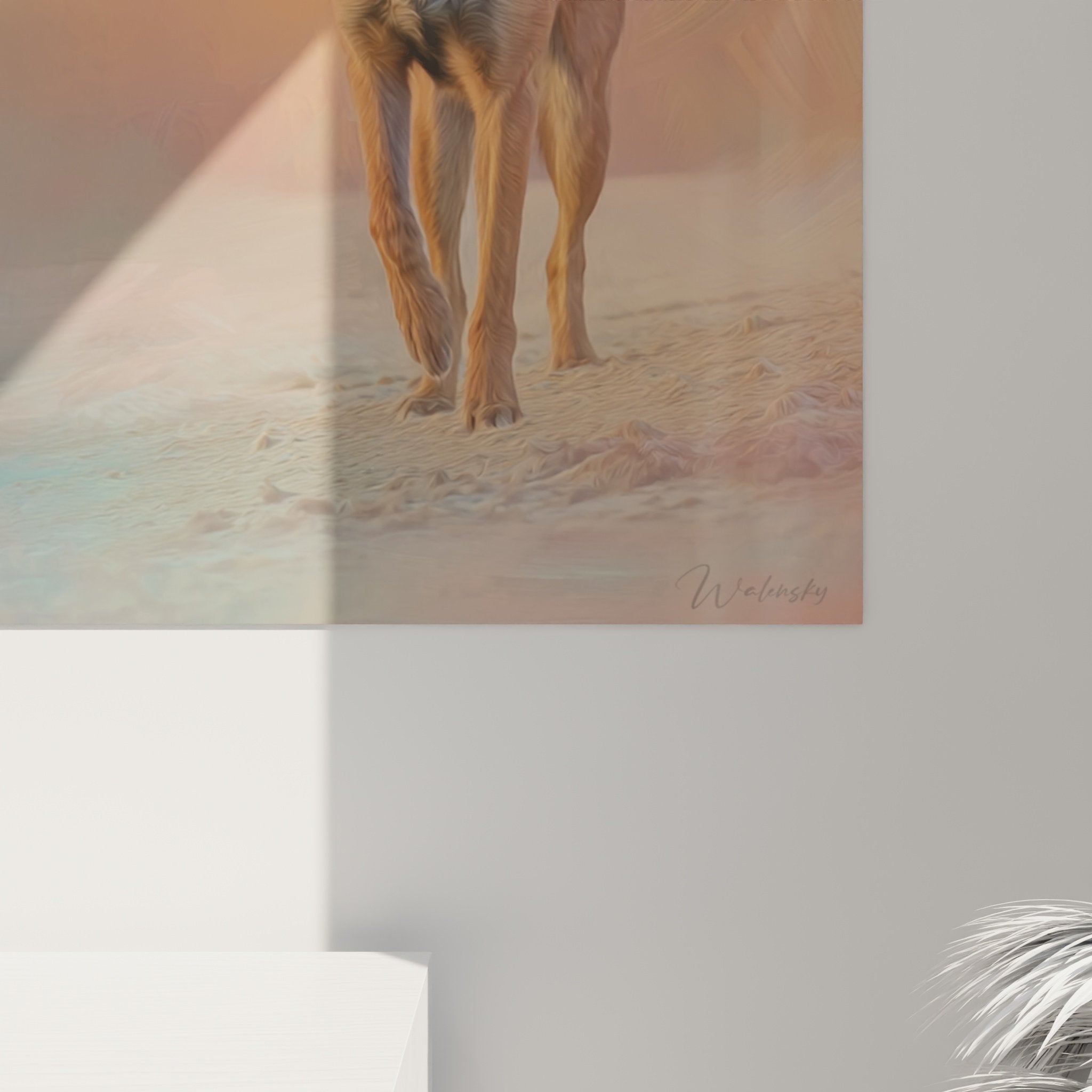 belgian malinois shepherd wall art modern interior decoration