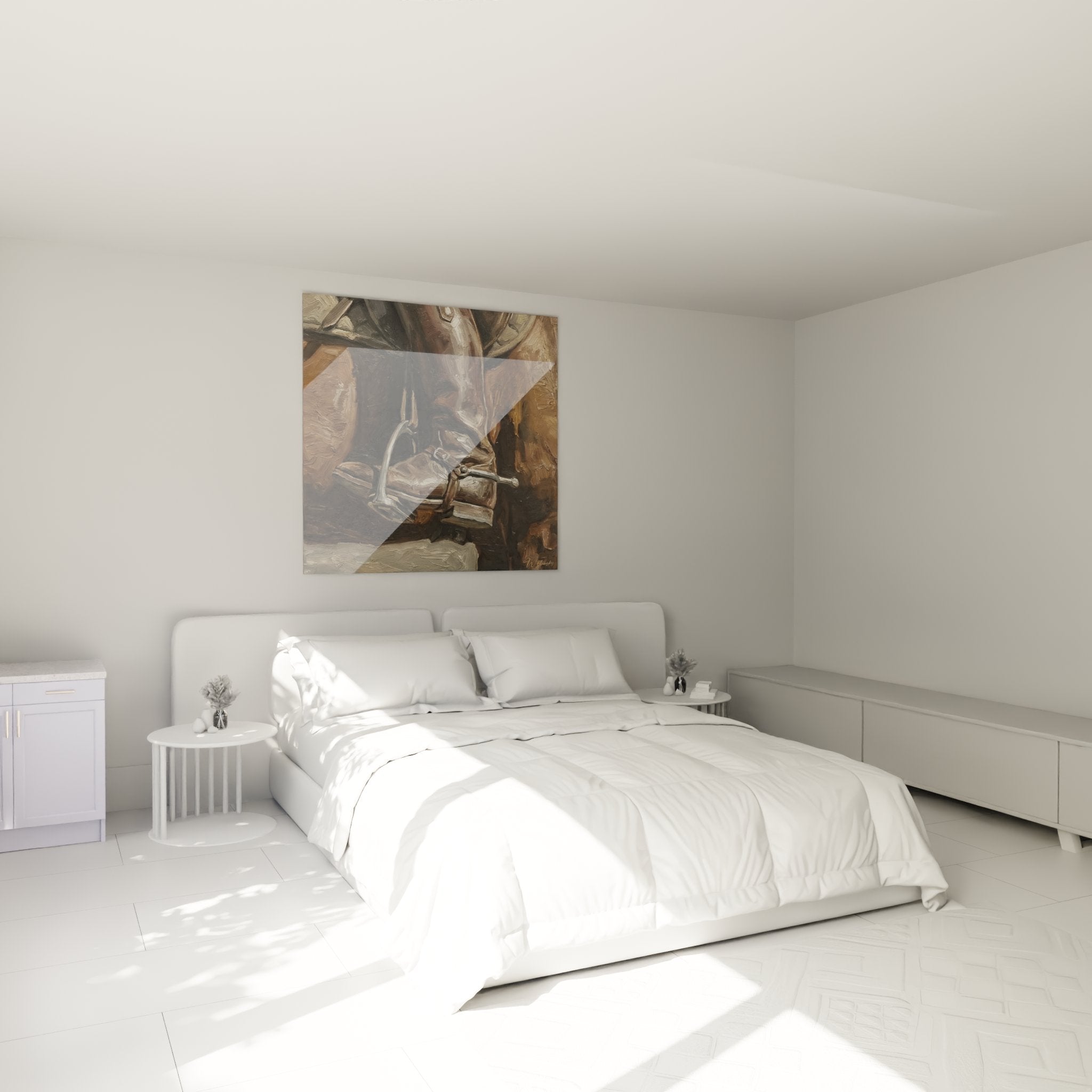 Quadro stivali speroni cavaliere decora camera ambiente equestre arte murale cavallo