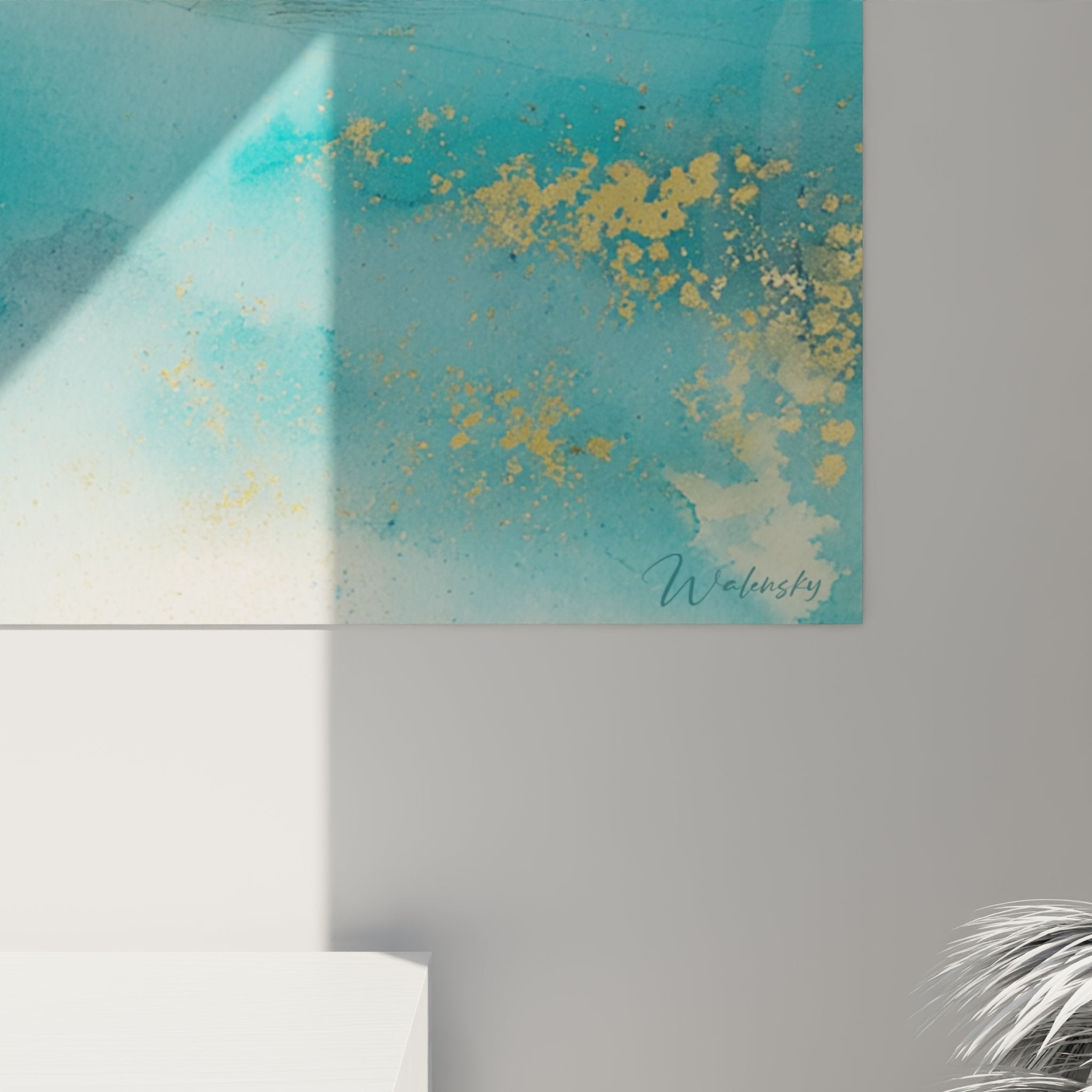 Vista d'insieme quadro murale rafting decorazione interiore arte acquatica avventura acque blu montagna