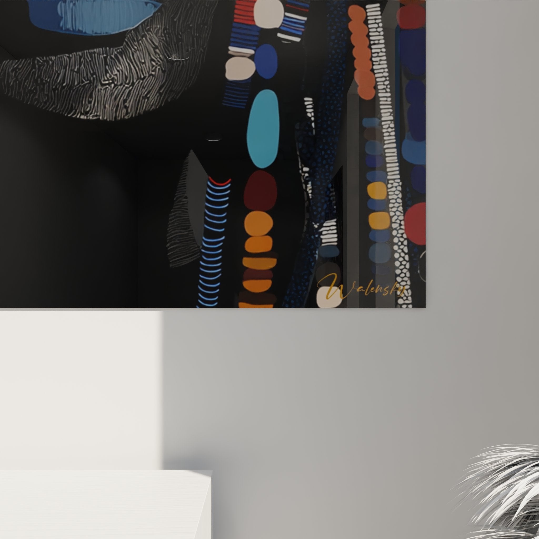 Panoramica quadro murale ritratto donna africana arte etnica contemporanea soggiorno decorazione moderna