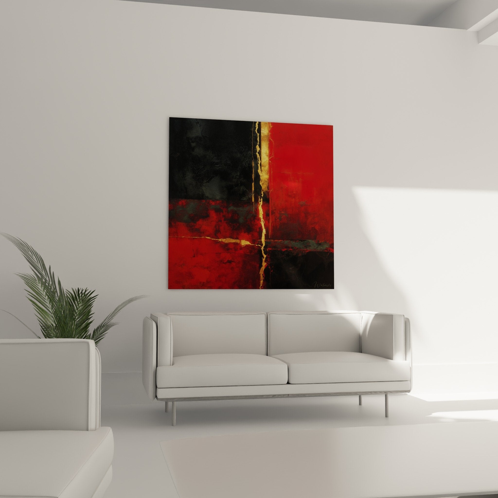 golden cracks texture red black abstract feng shui south fire zoom detail material