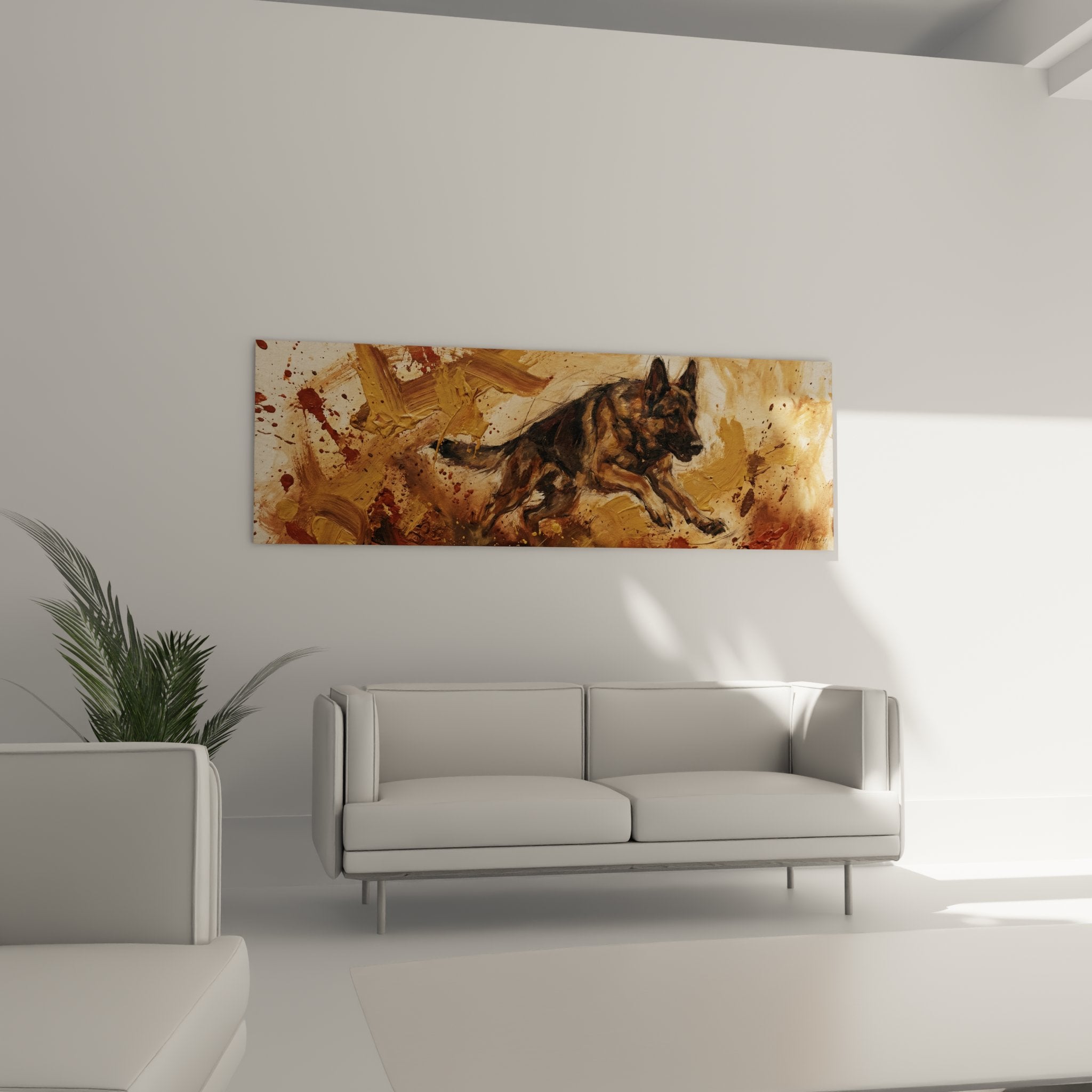 detail peinture berger allemand coups pinceau textures eclaboussures dorees